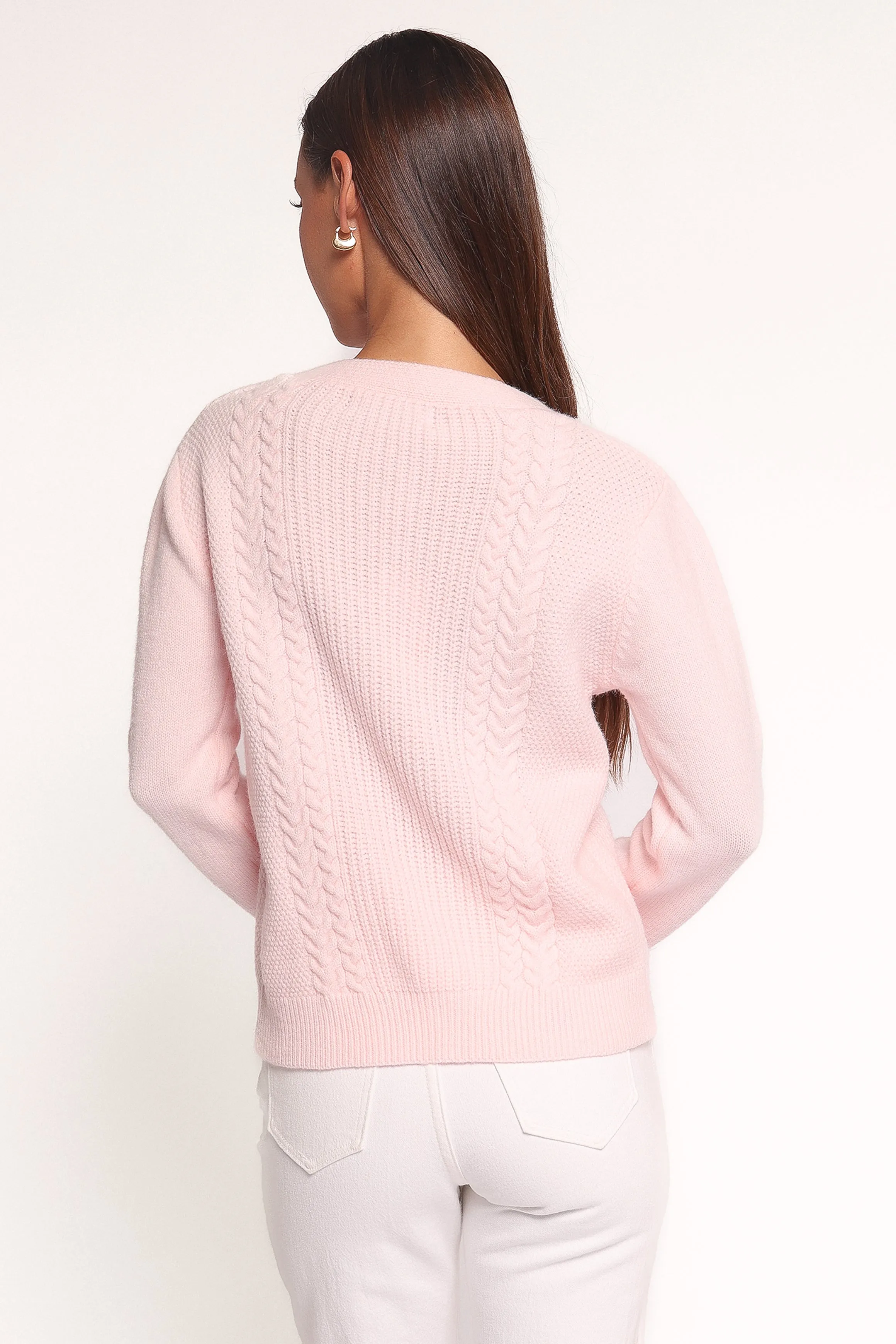 Cherri Single Tie Cardigan - Pink sold by Petal & Pup product image thumbnail 4