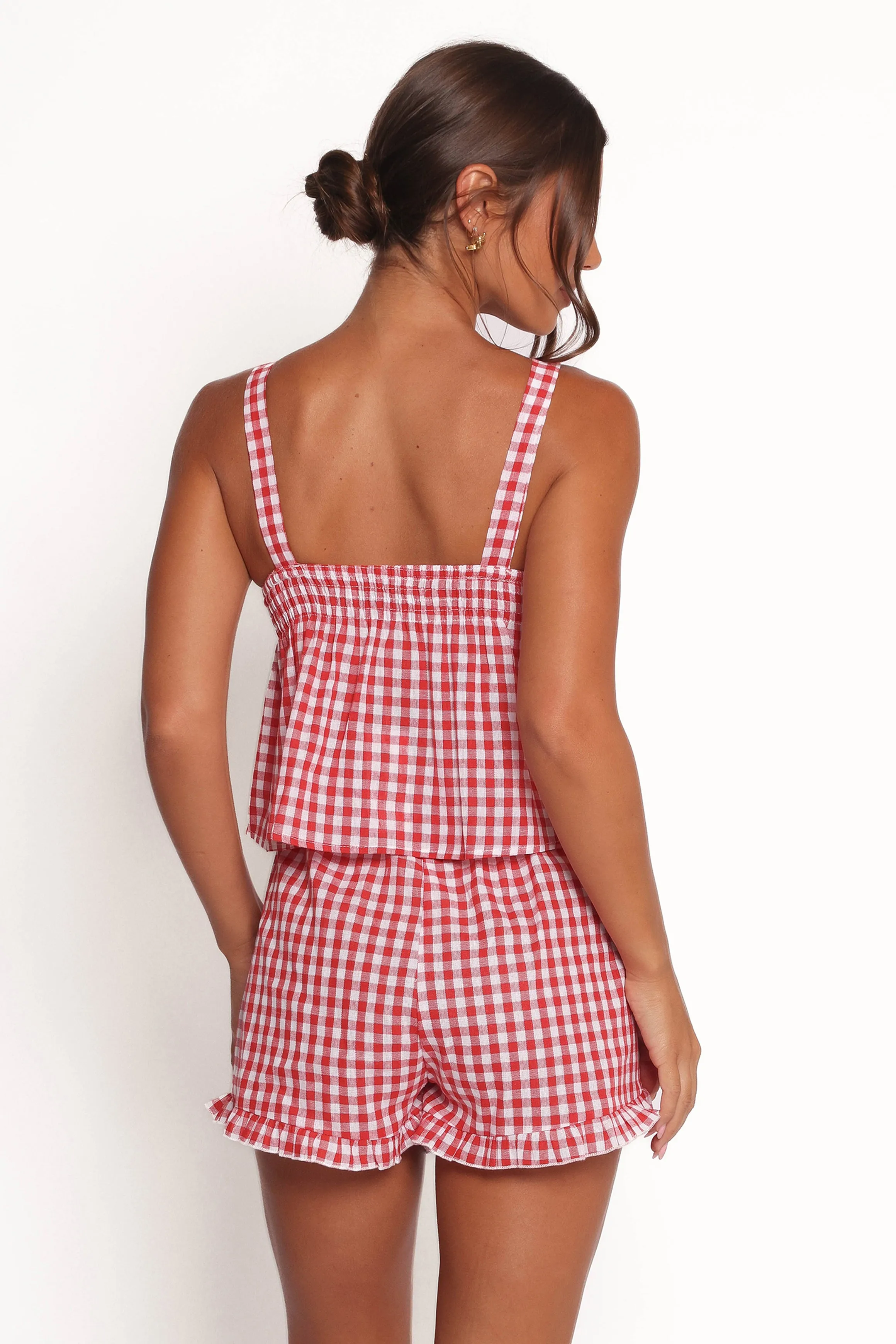 Isidore Gingham Short Set - Red sold by Petal & Pup product image thumbnail 5