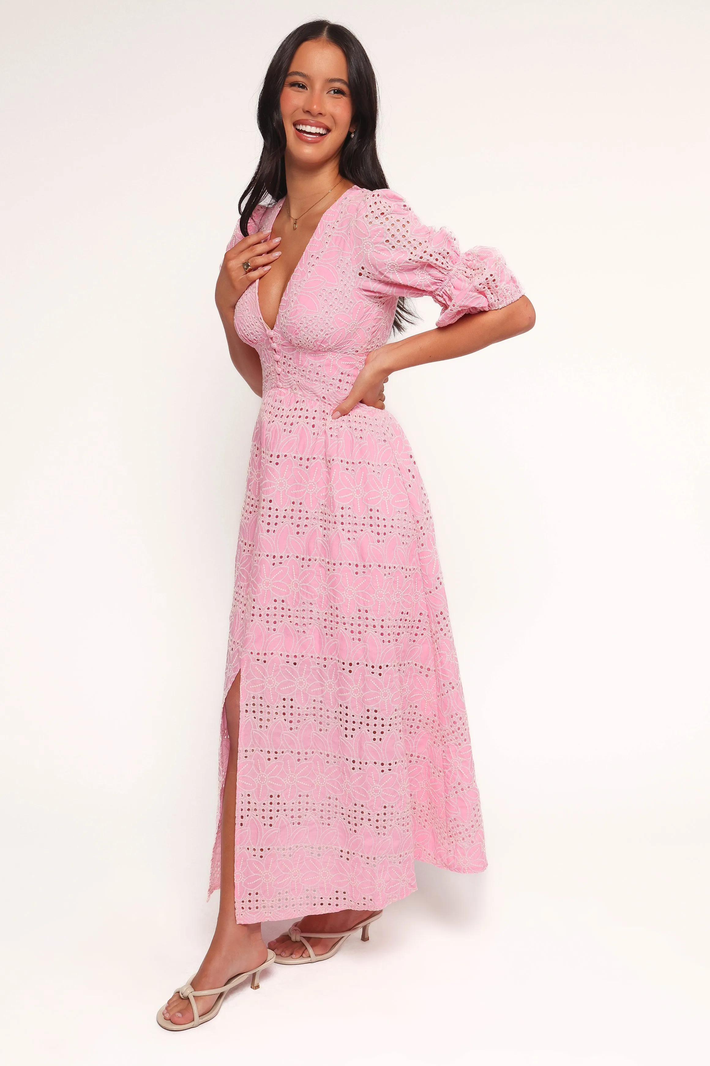 Tani Midi Dress - Pink sold by Petal & Pup product image thumbnail 3