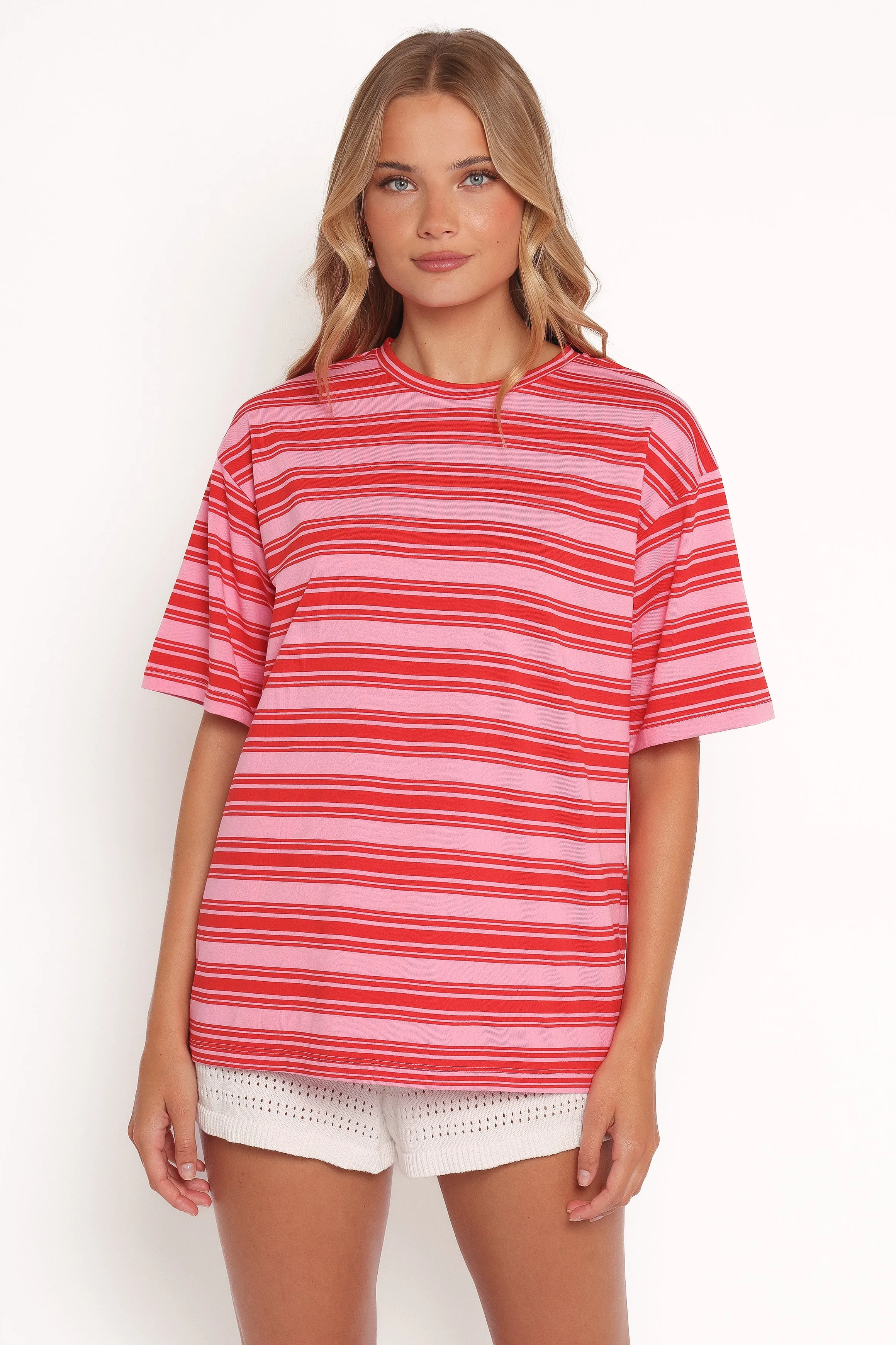 Zestora Tee - Pink Red sold by Petal & Pup