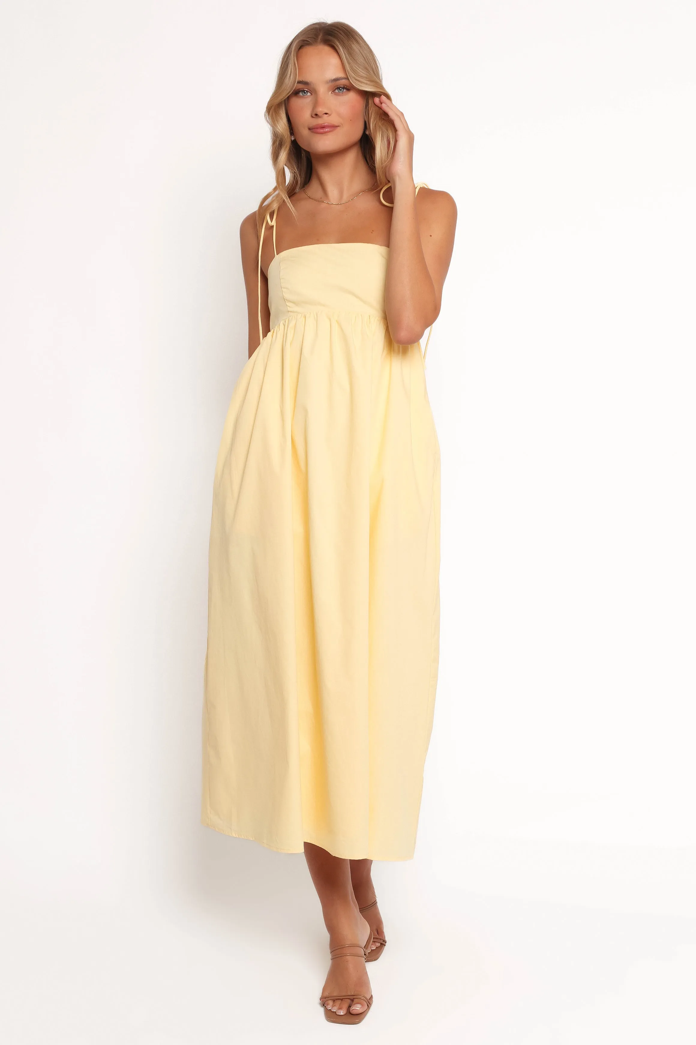 Simona Maxi Dress - Yellow sold by Petal & Pup product image thumbnail 3