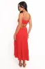 Indra Midi Dress - Red sold by Petal & Pup