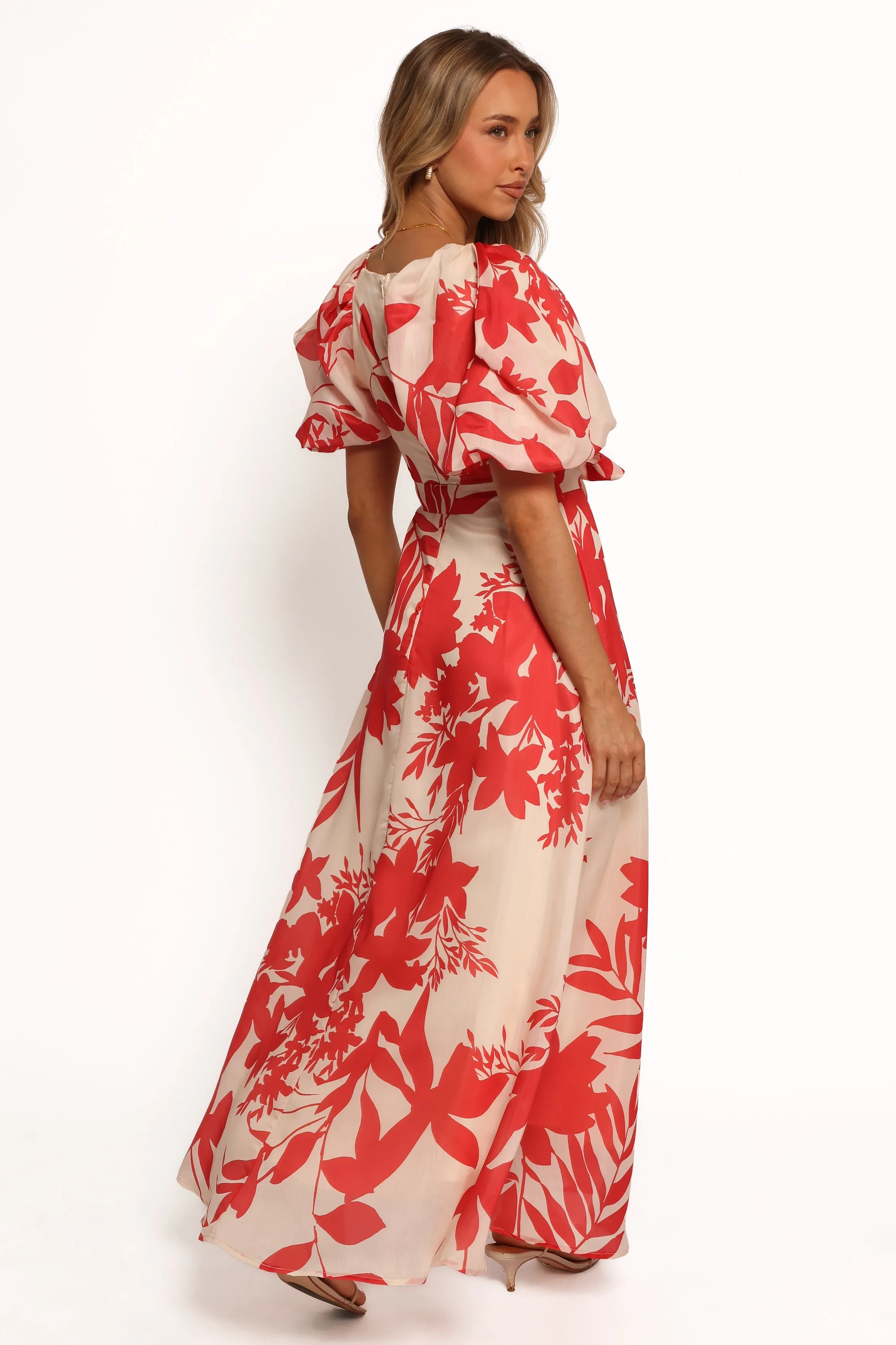 Ellery Midi Dress - Red Floral sold by Petal & Pup product image thumbnail 4