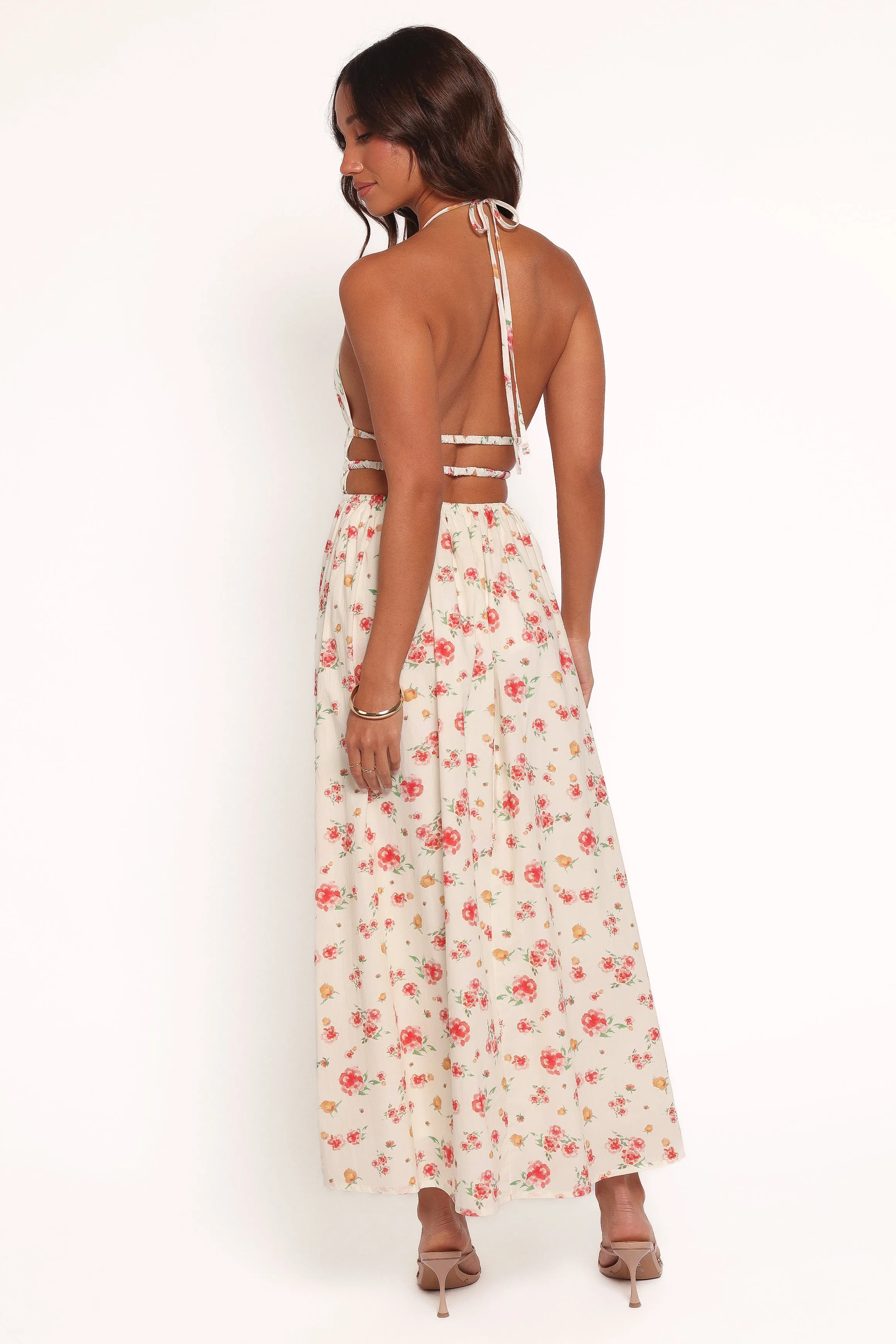 Wilder Halterneck Maxi Dress - Pink Floral sold by Petal & Pup product image thumbnail 4