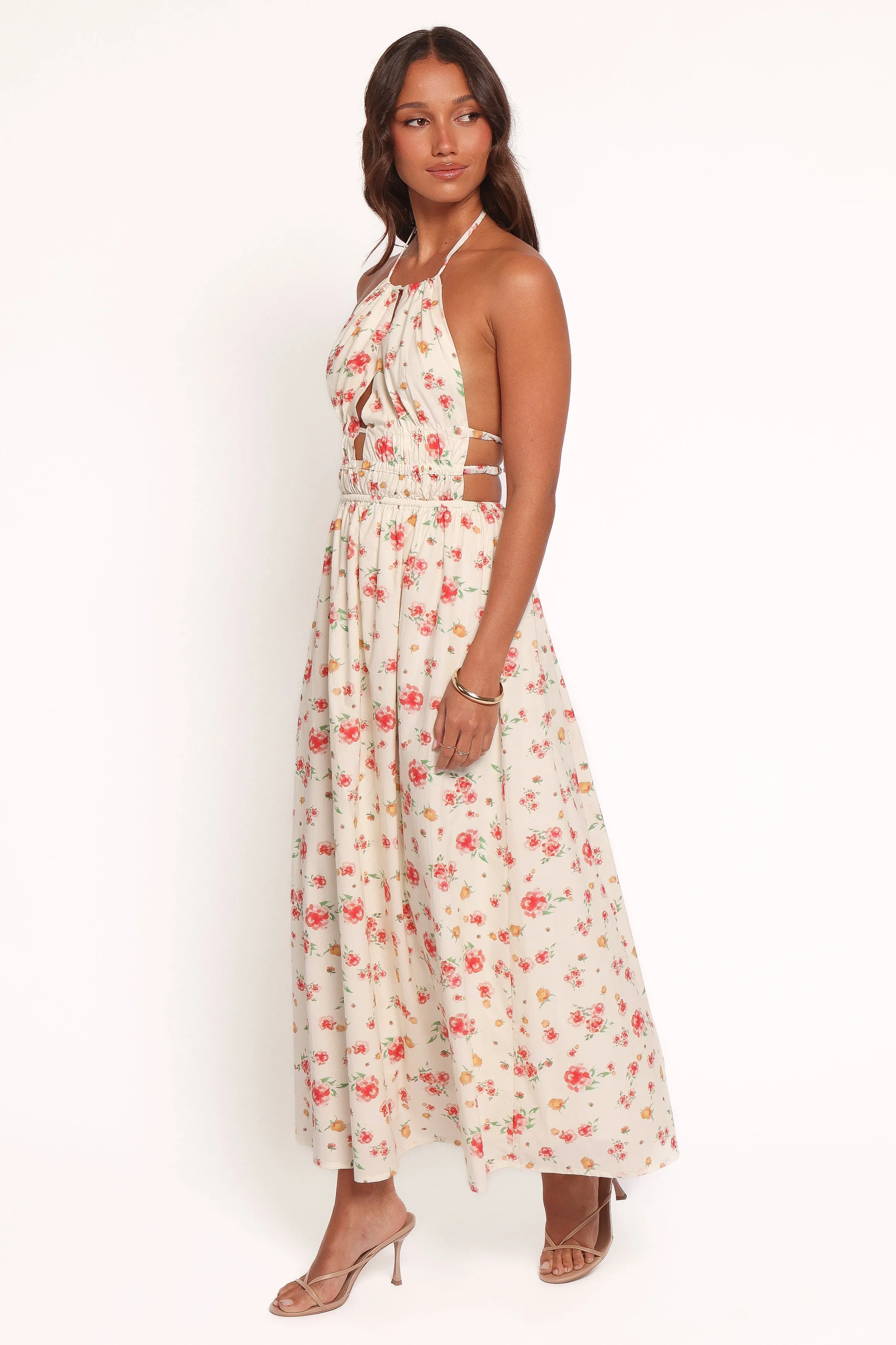 Wilder Halterneck Maxi Dress - Pink Floral sold by Petal & Pup product image thumbnail 3