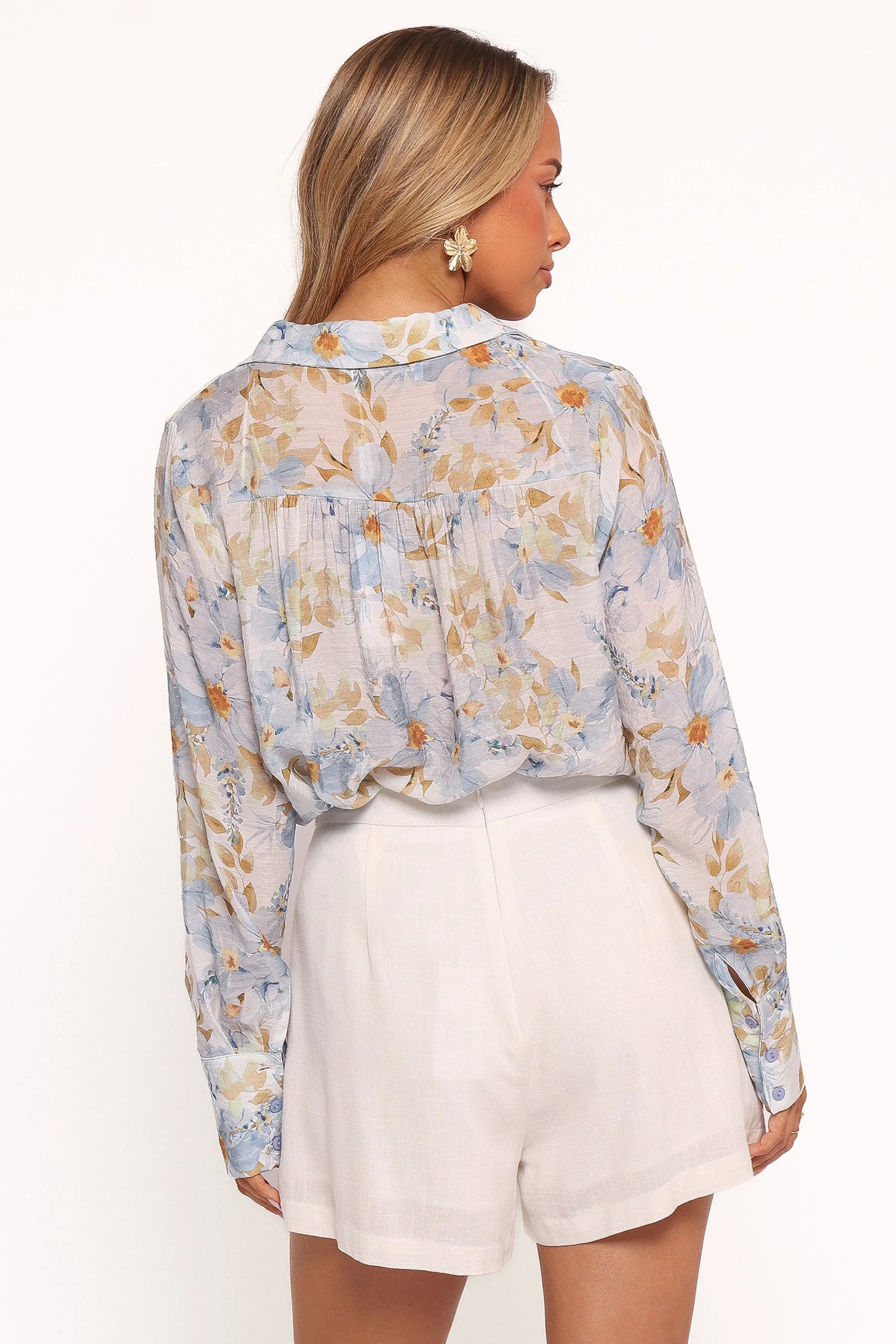 Adalee Top - Blue Floral sold by Petal & Pup product image thumbnail 4
