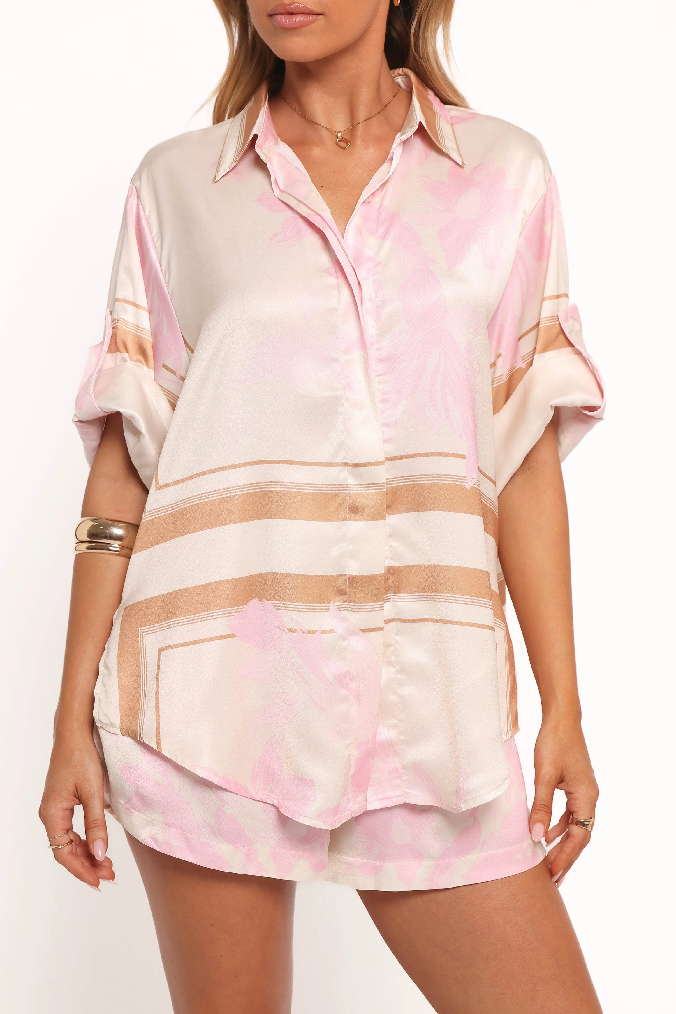 Lara Shirt - Pink Print sold by Petal & Pup product image thumbnail 2