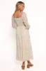 Keziah Long Sleeve Maxi Dress - Yellow Floral sold by Petal & Pup