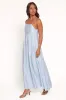 Bennie Midi Dress - Pale Blue sold by Petal & Pup
