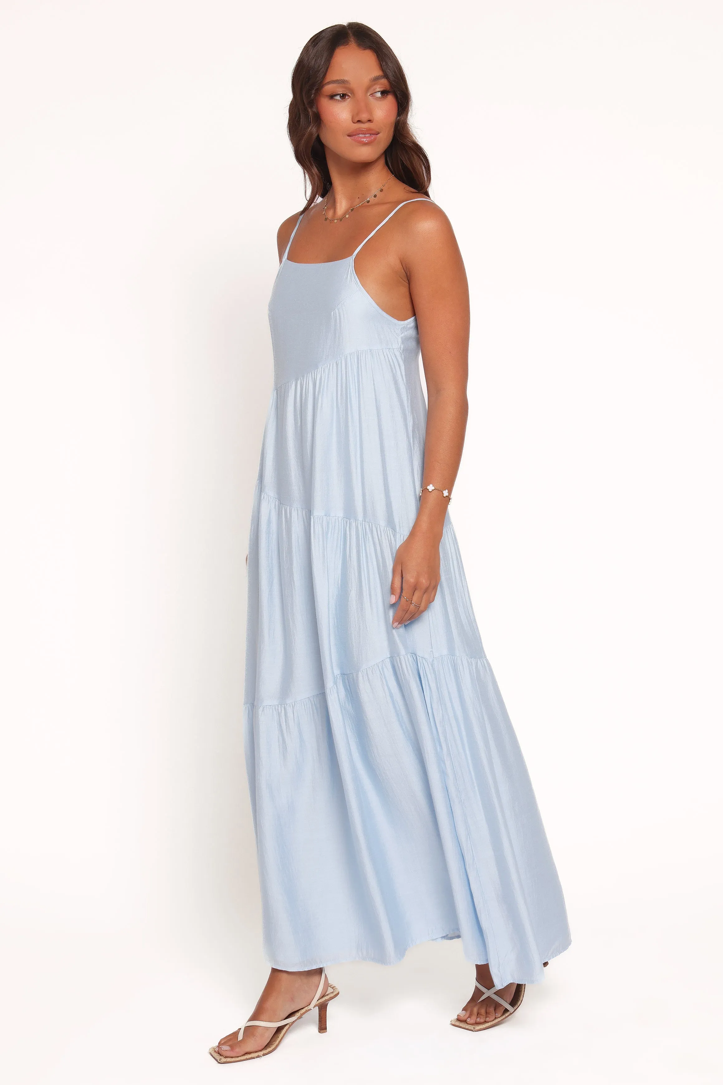 Bennie Midi Dress - Pale Blue sold by Petal & Pup product image thumbnail 3