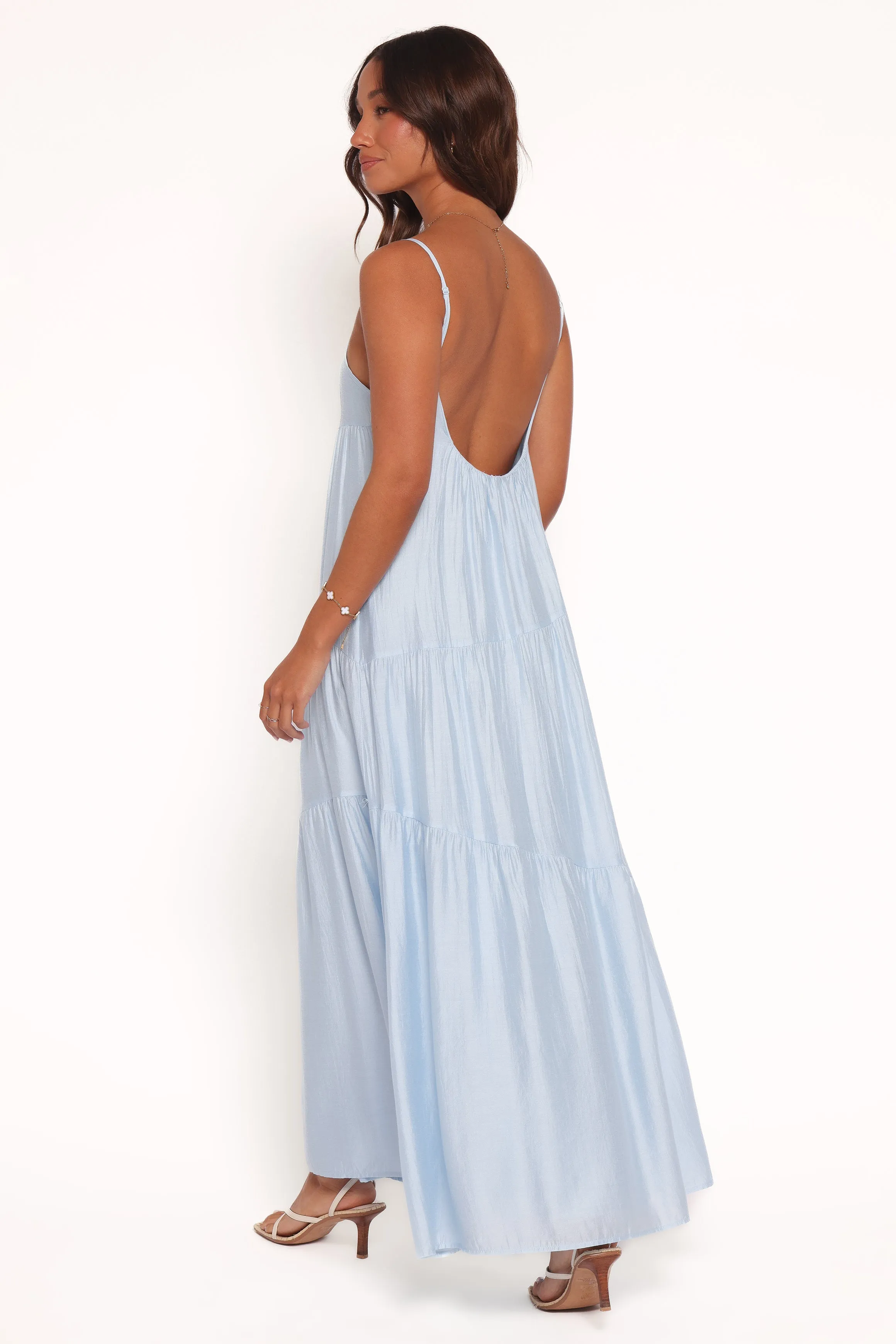 Bennie Midi Dress - Pale Blue sold by Petal & Pup product image thumbnail 4