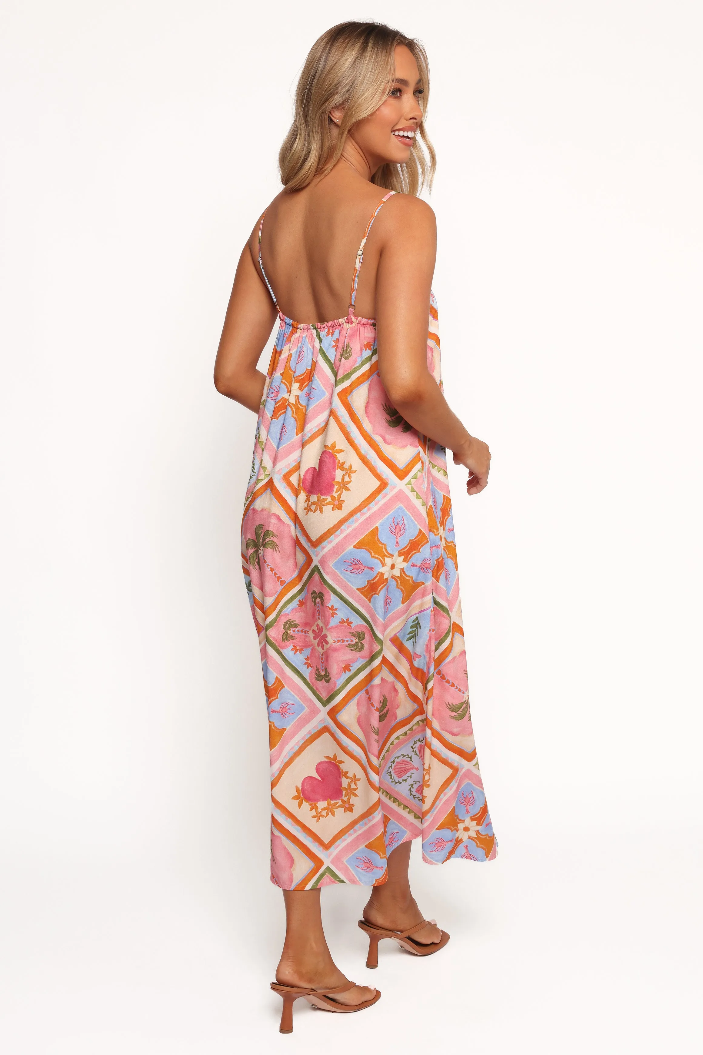 Gisela Midi Dress - Multi Tile sold by Petal & Pup product image thumbnail 3