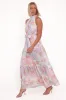 Caroline Maxi Halter Dress - Multi Floral sold by Petal & Pup