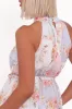 Caroline Maxi Halter Dress - Multi Floral sold by Petal & Pup
