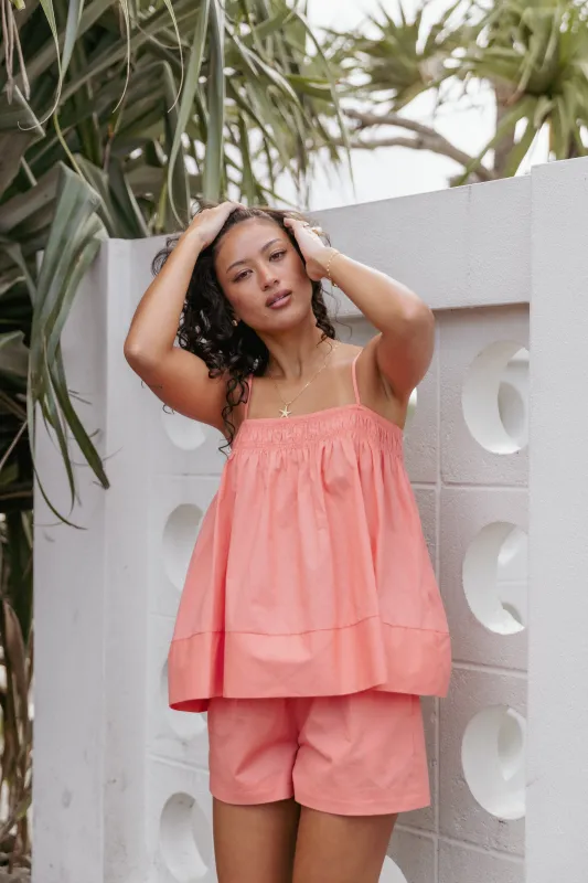 Aiesha Short Set - Coral sold by Petal & Pup