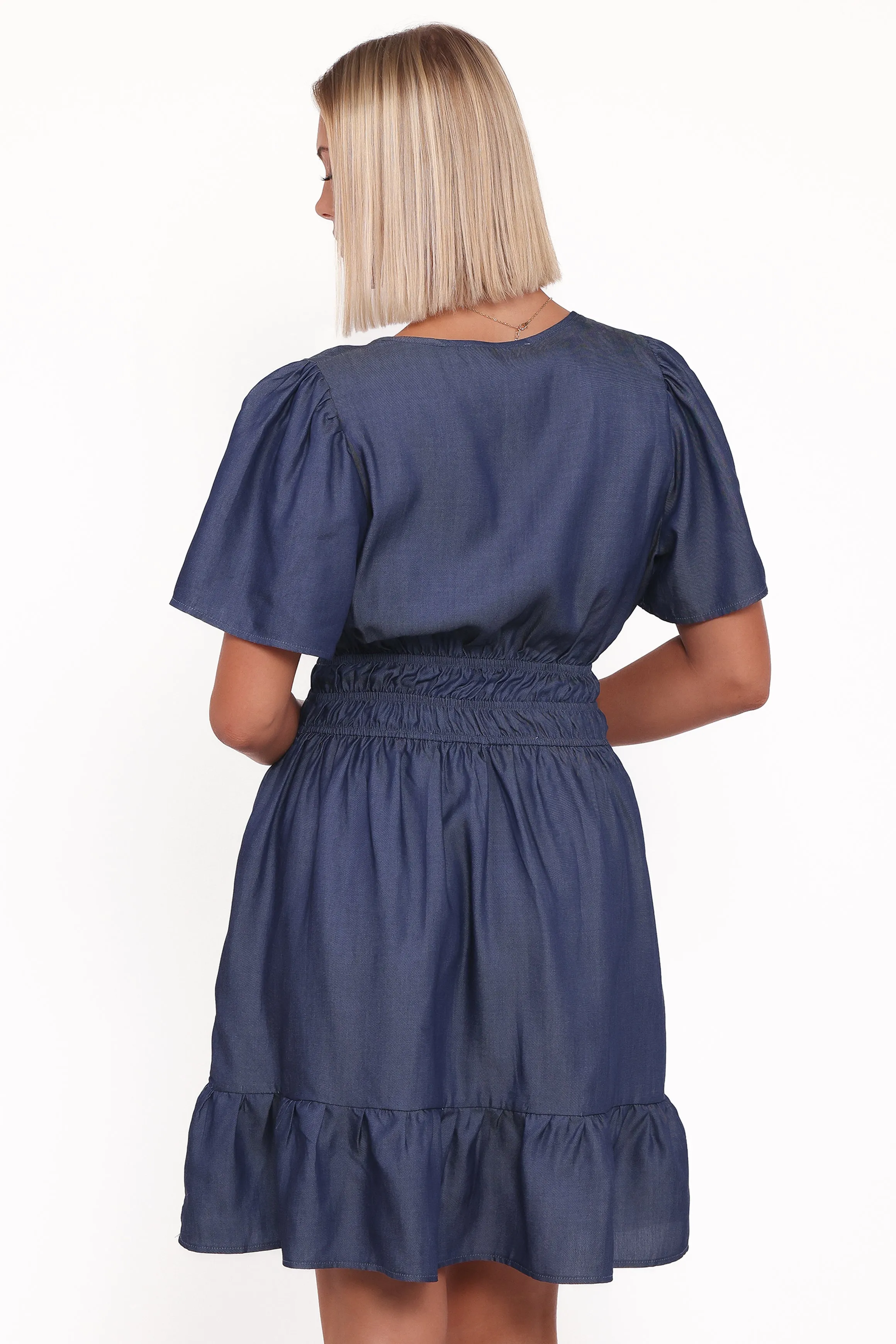 Morwenna Mini Dress - Chambray sold by Petal & Pup product image thumbnail 4