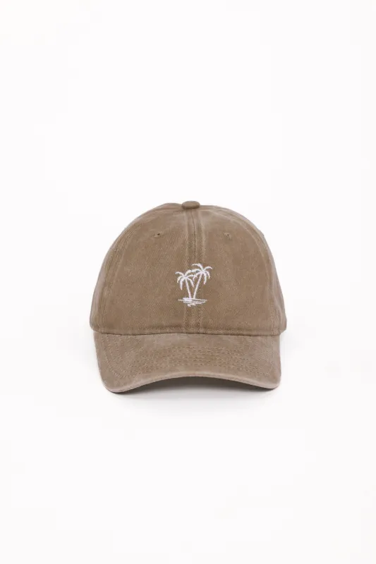 Palmy Cap - Khaki sold by Petal & Pup