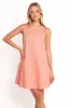 Priyanka Mini Dress - Peach sold by Petal & Pup