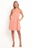 Priyanka Mini Dress - Peach sold by Petal & Pup
