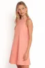 Priyanka Mini Dress - Peach sold by Petal & Pup