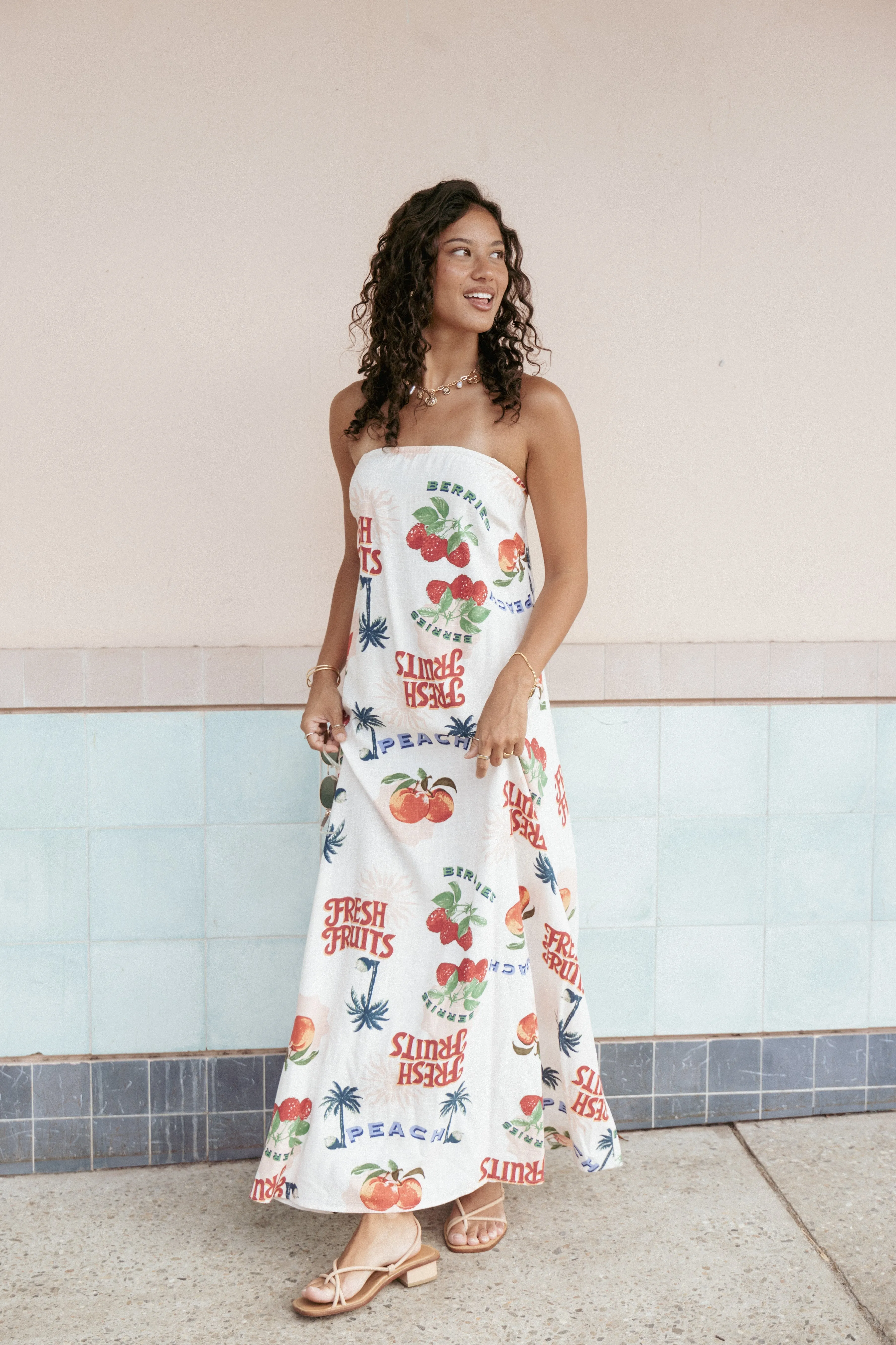 Valencia Maxi Dress - Tutti Fruiti sold by Petal & Pup