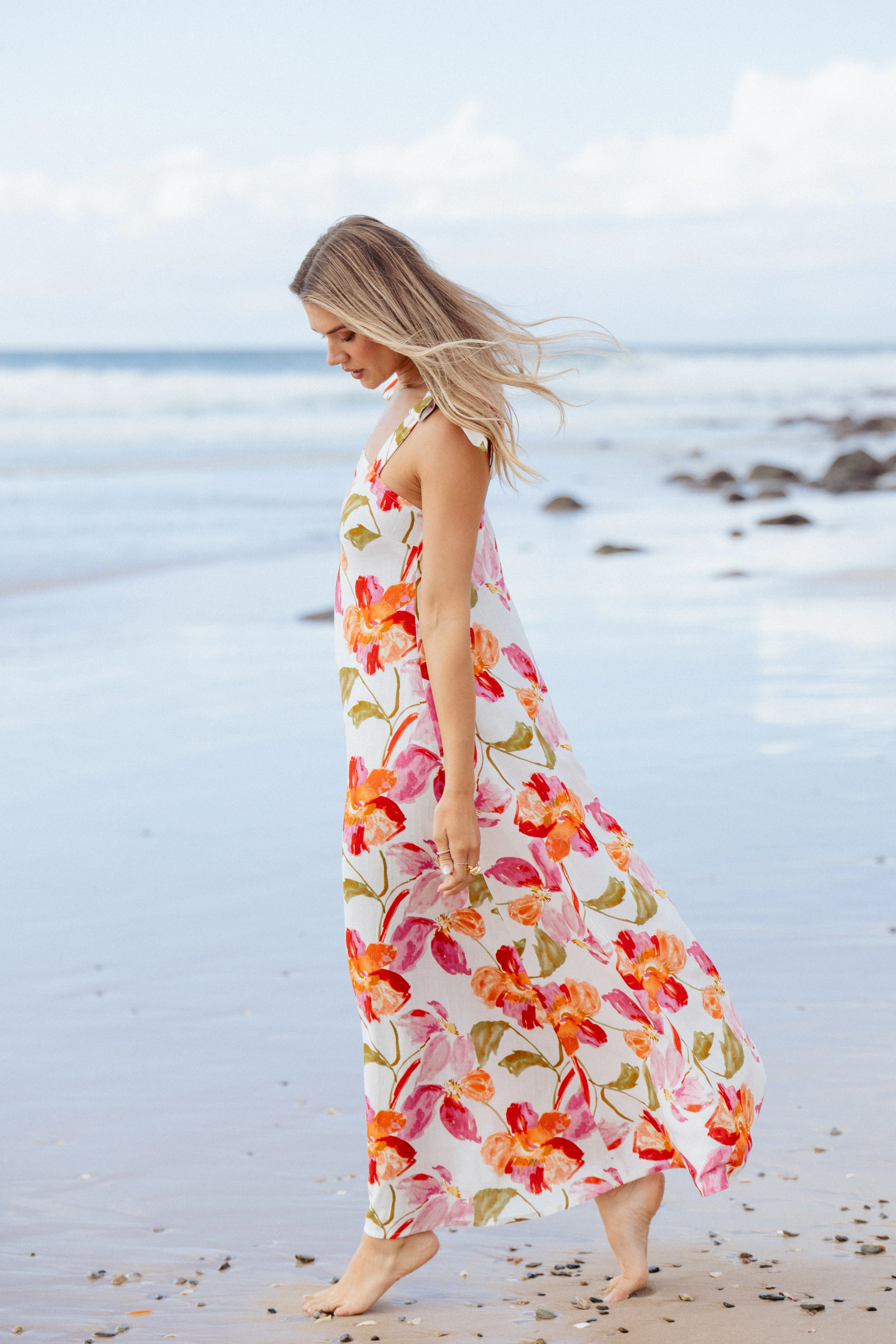 Larkey Maxi Dress - Everlyn Floral sold by Petal & Pup