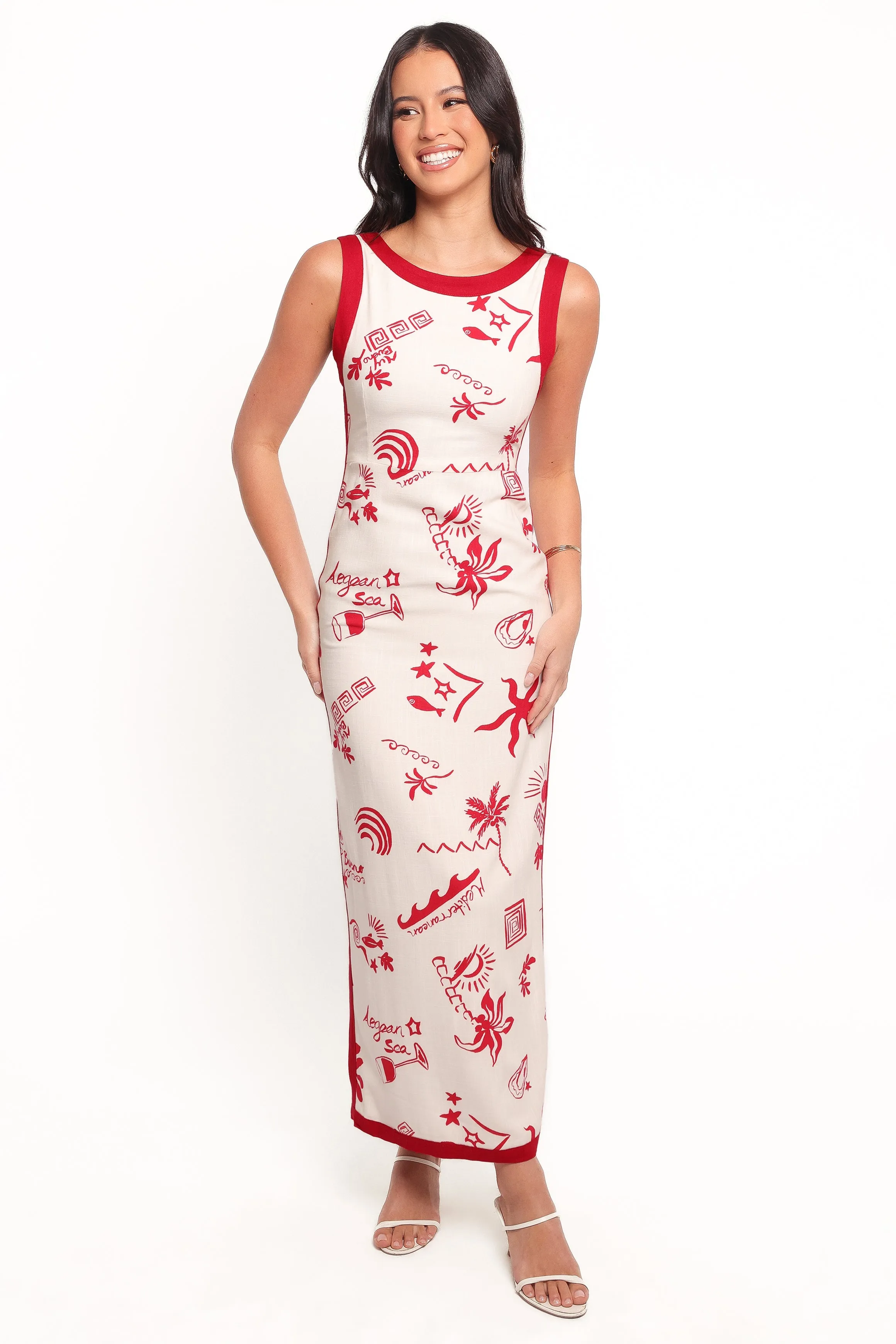 Fiori Maxi Dress - Red sold by Petal & Pup product image thumbnail 2