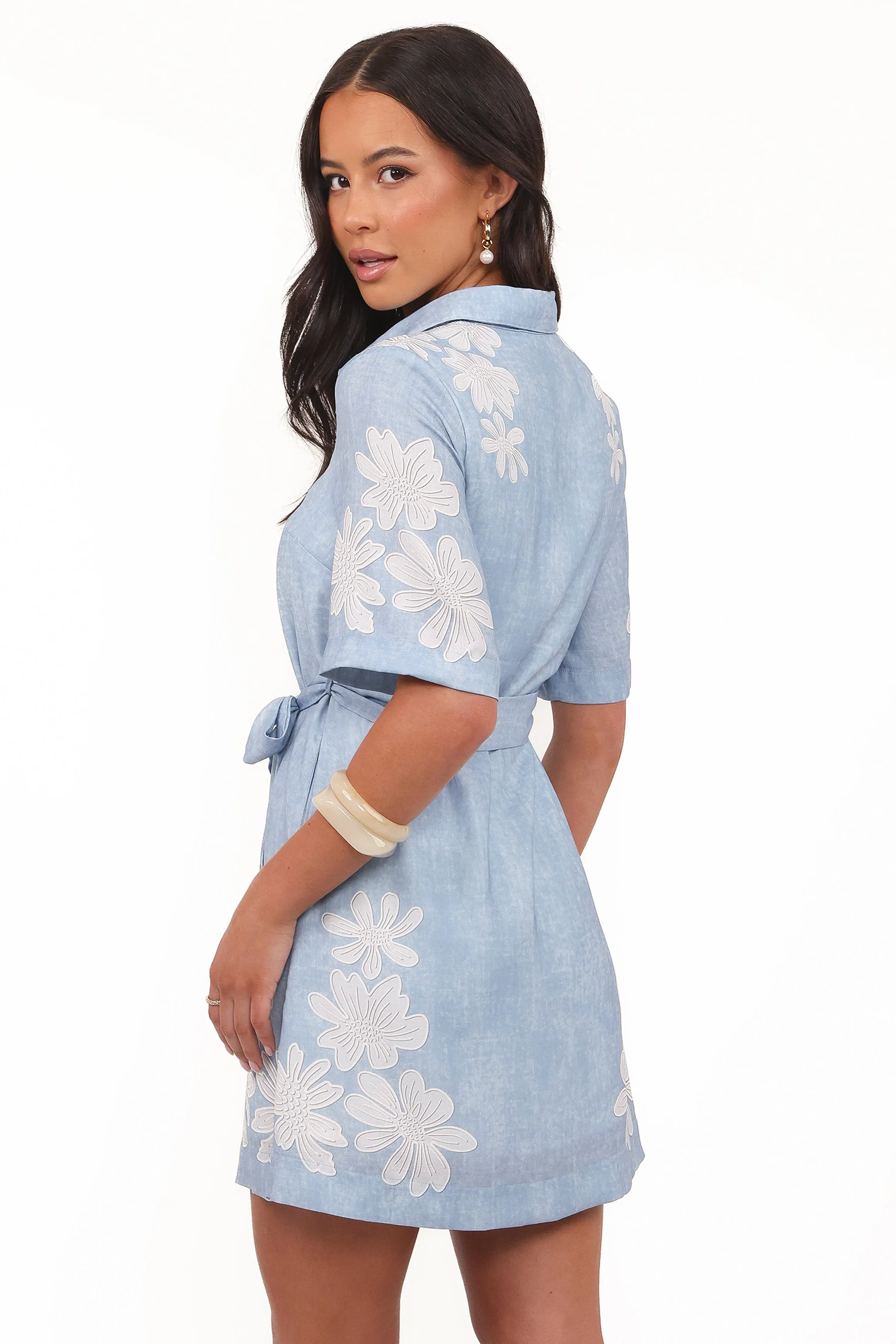 Connie Mini Dress - Blue sold by Petal & Pup product image thumbnail 3