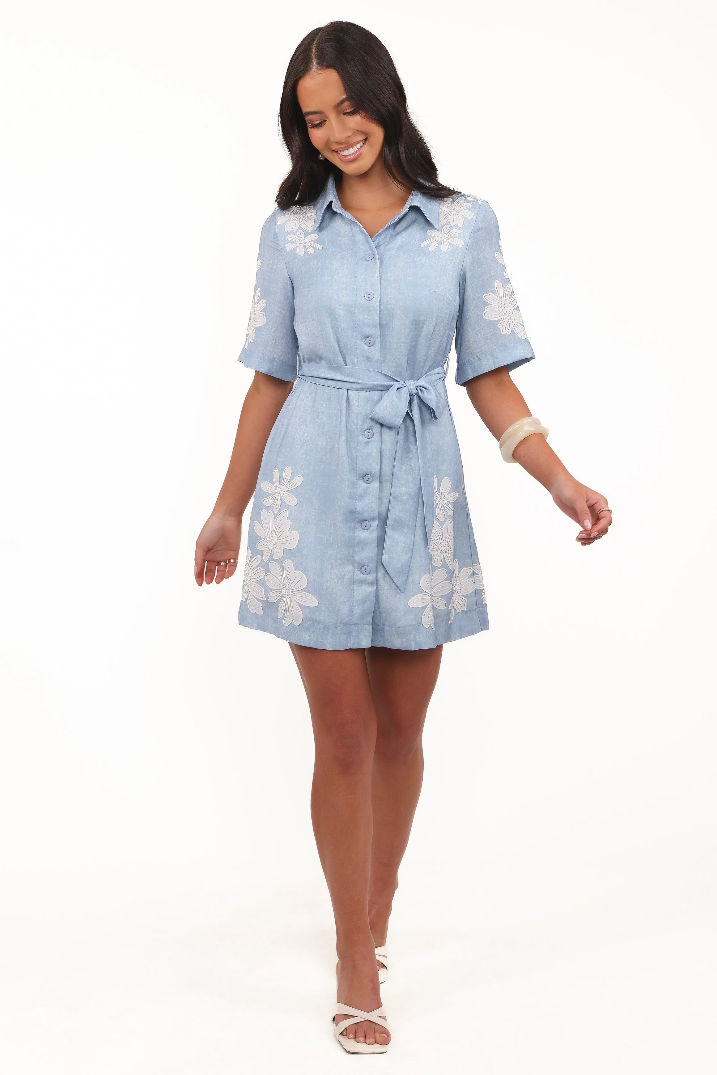 Connie Mini Dress - Blue sold by Petal & Pup product image thumbnail 5