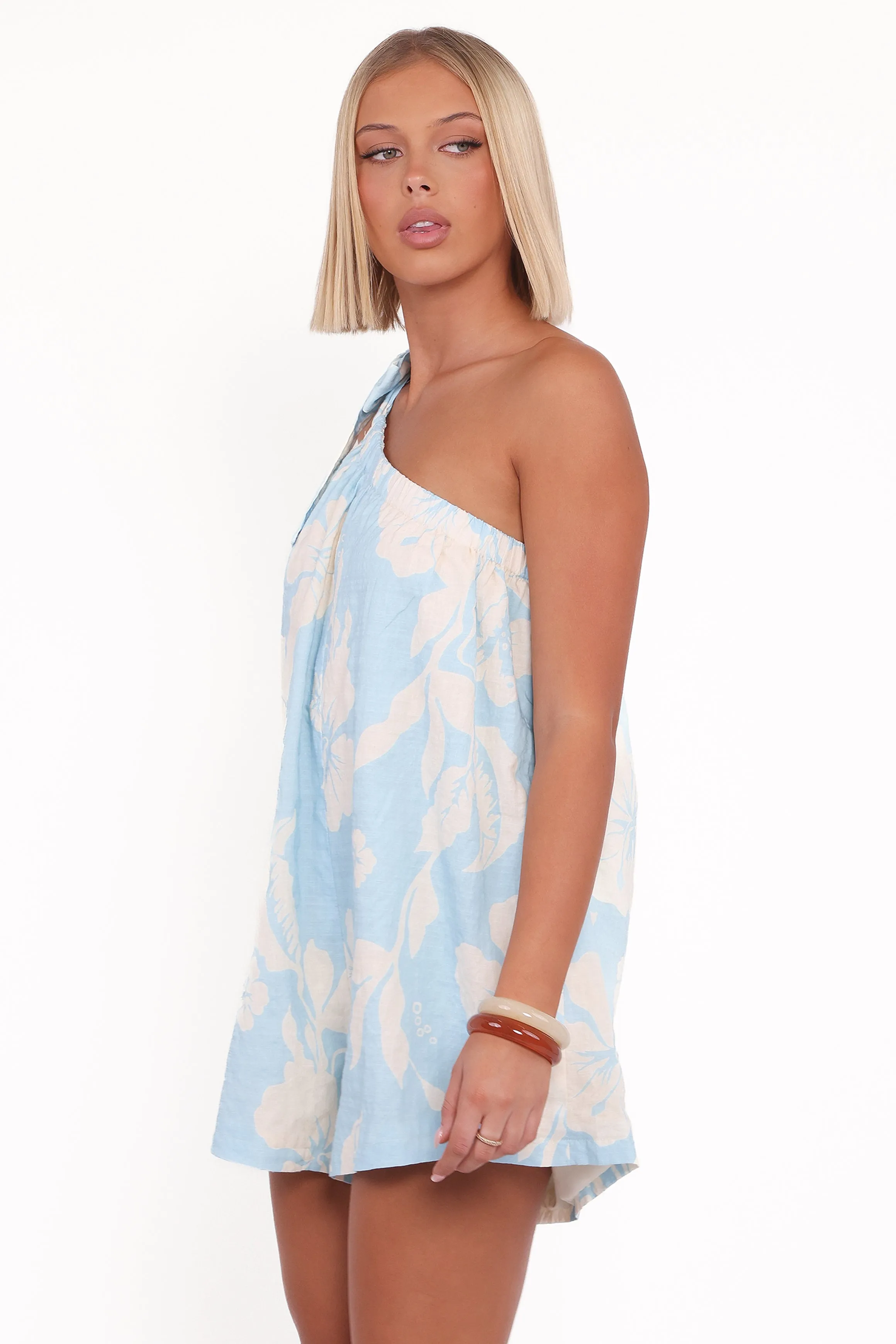 Miffy One Shoulder Romper - Blue Hibiscus sold by Petal & Pup product image thumbnail 3