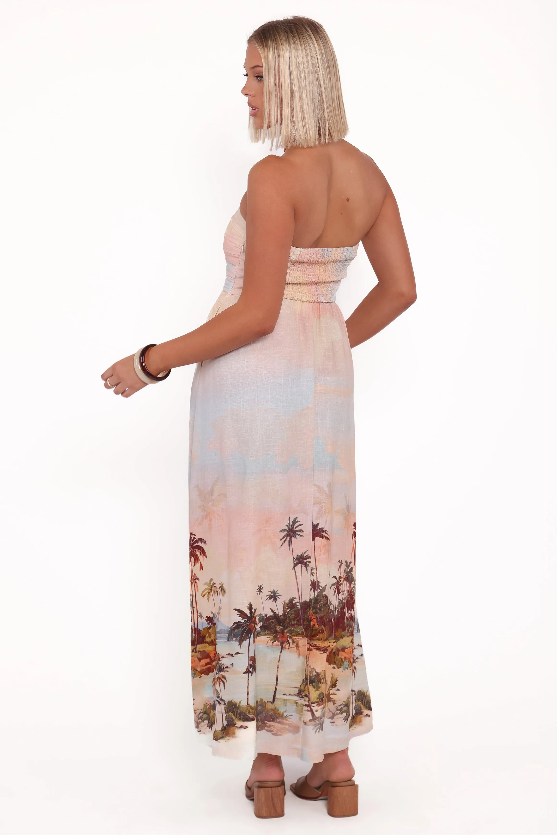 Marcia Midi Dress - Sunset Print sold by Petal & Pup product image thumbnail 4