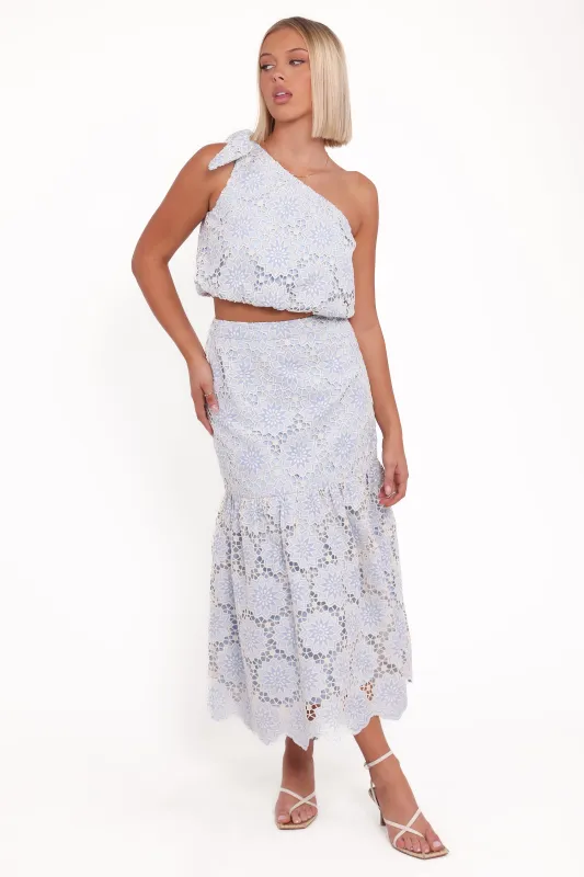 Jennie Skirt Set - Blue sold by Petal & Pup