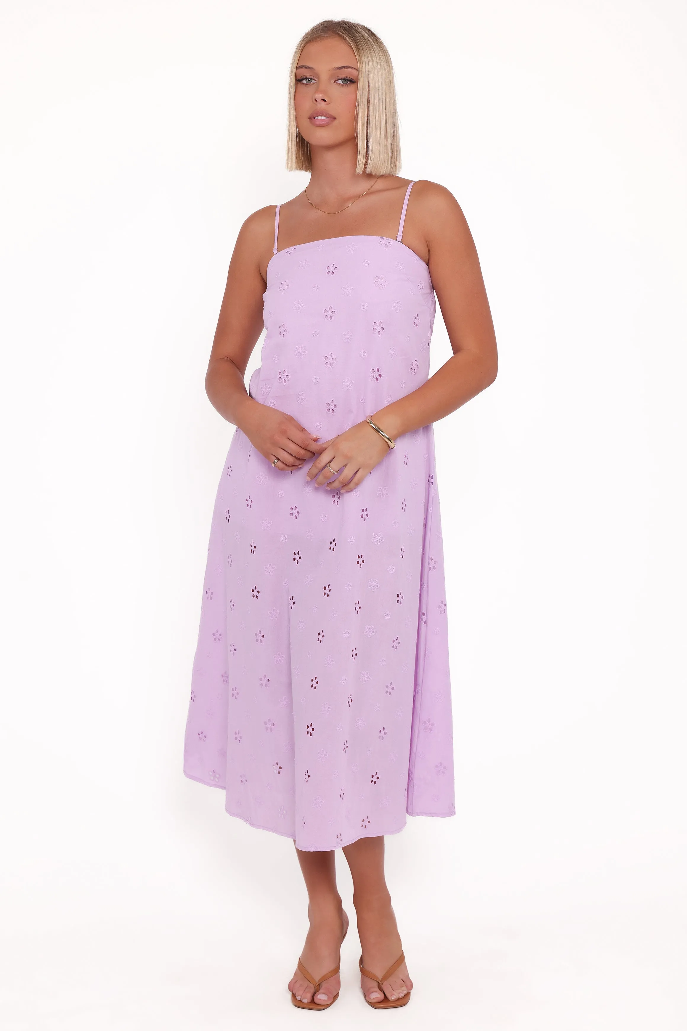 Narcissa Strapless Maxi Dress - Lilac sold by Petal & Pup