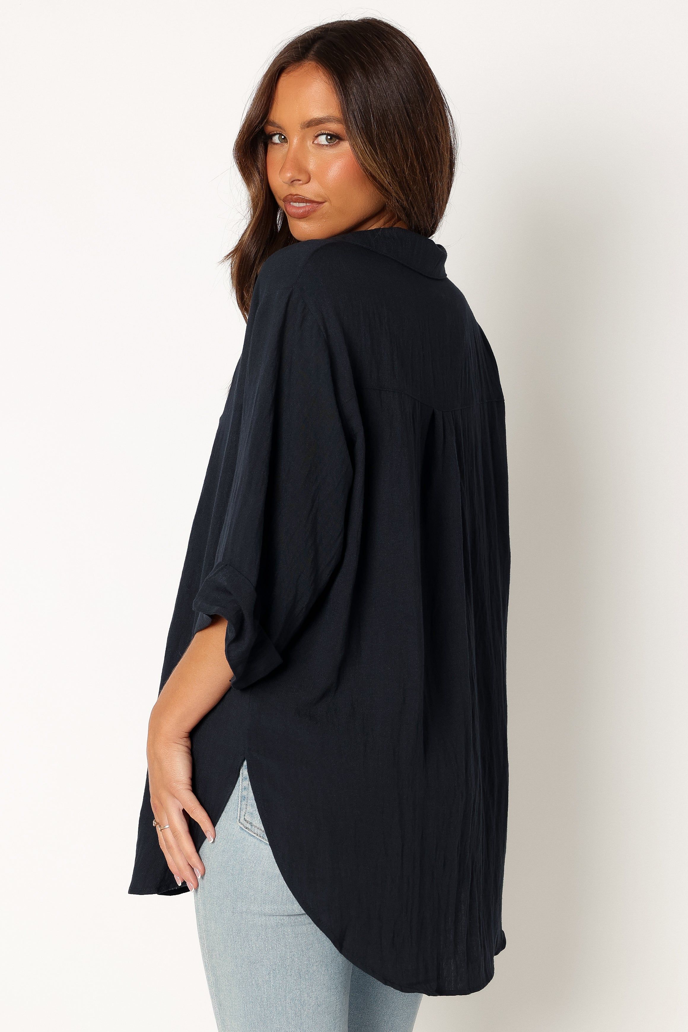 Gaia Shirt - Indigo sold by Petal & Pup product image thumbnail 3