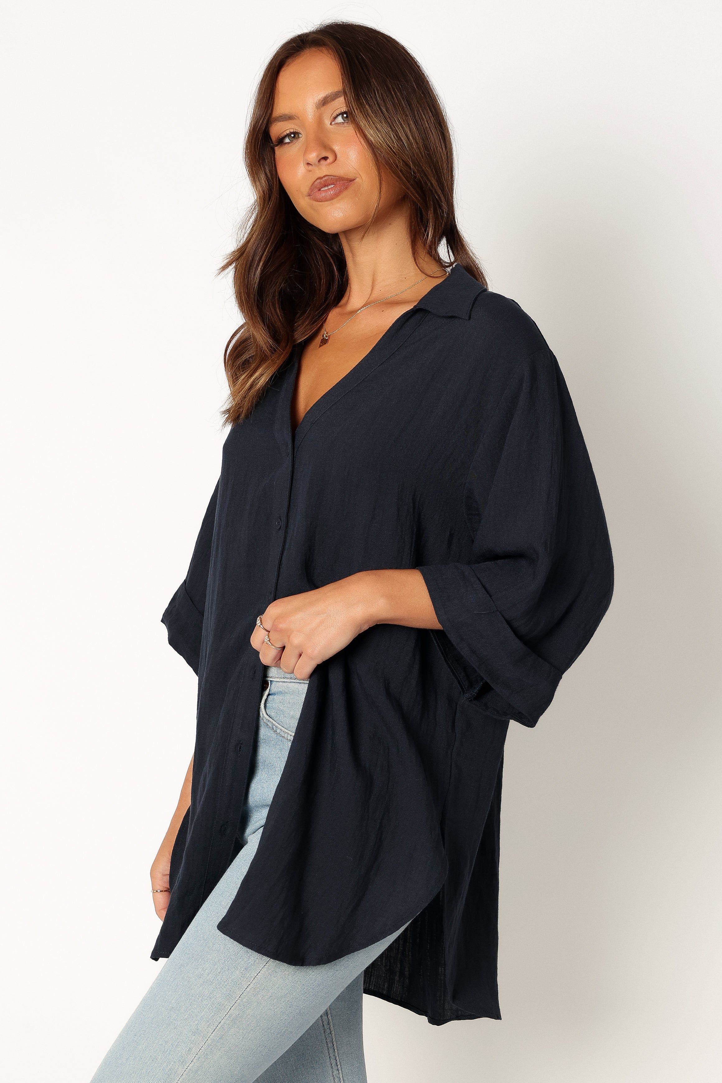 Gaia Shirt - Indigo sold by Petal & Pup product image thumbnail 2