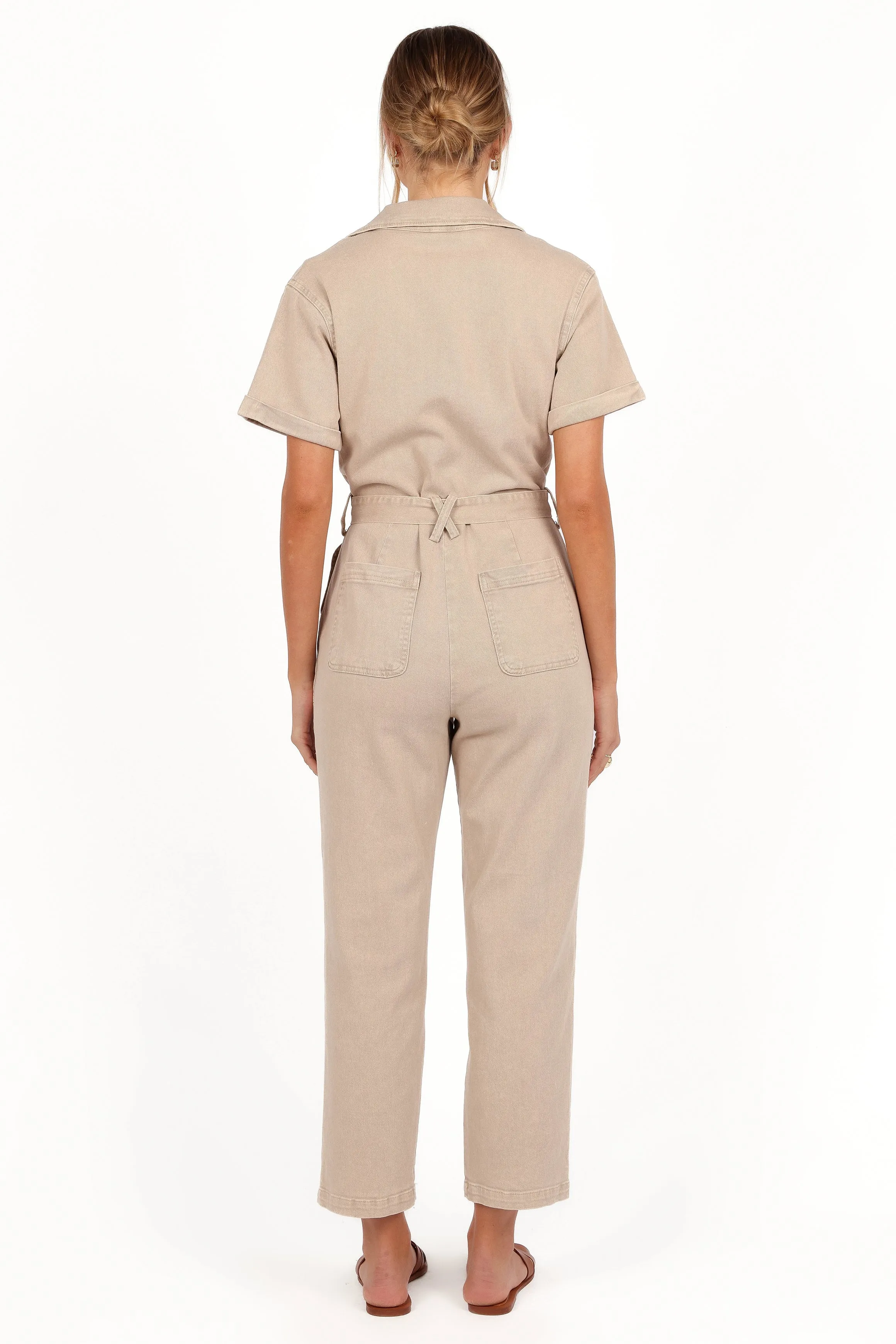 Eleni Jumpsuit - Khaki sold by Petal & Pup product image thumbnail 5