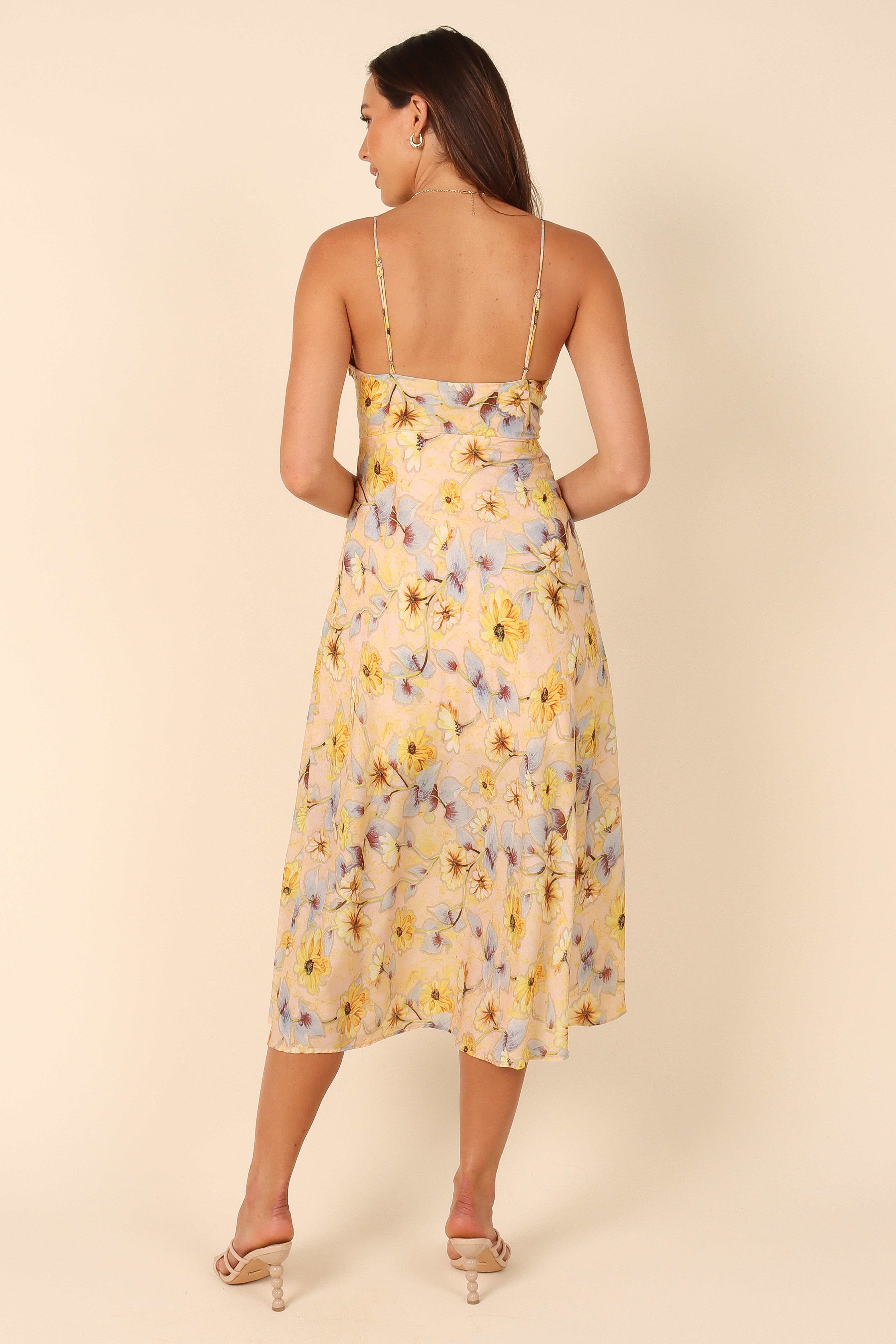Nora Midi Dress - Peach sold by Petal & Pup product image thumbnail 4