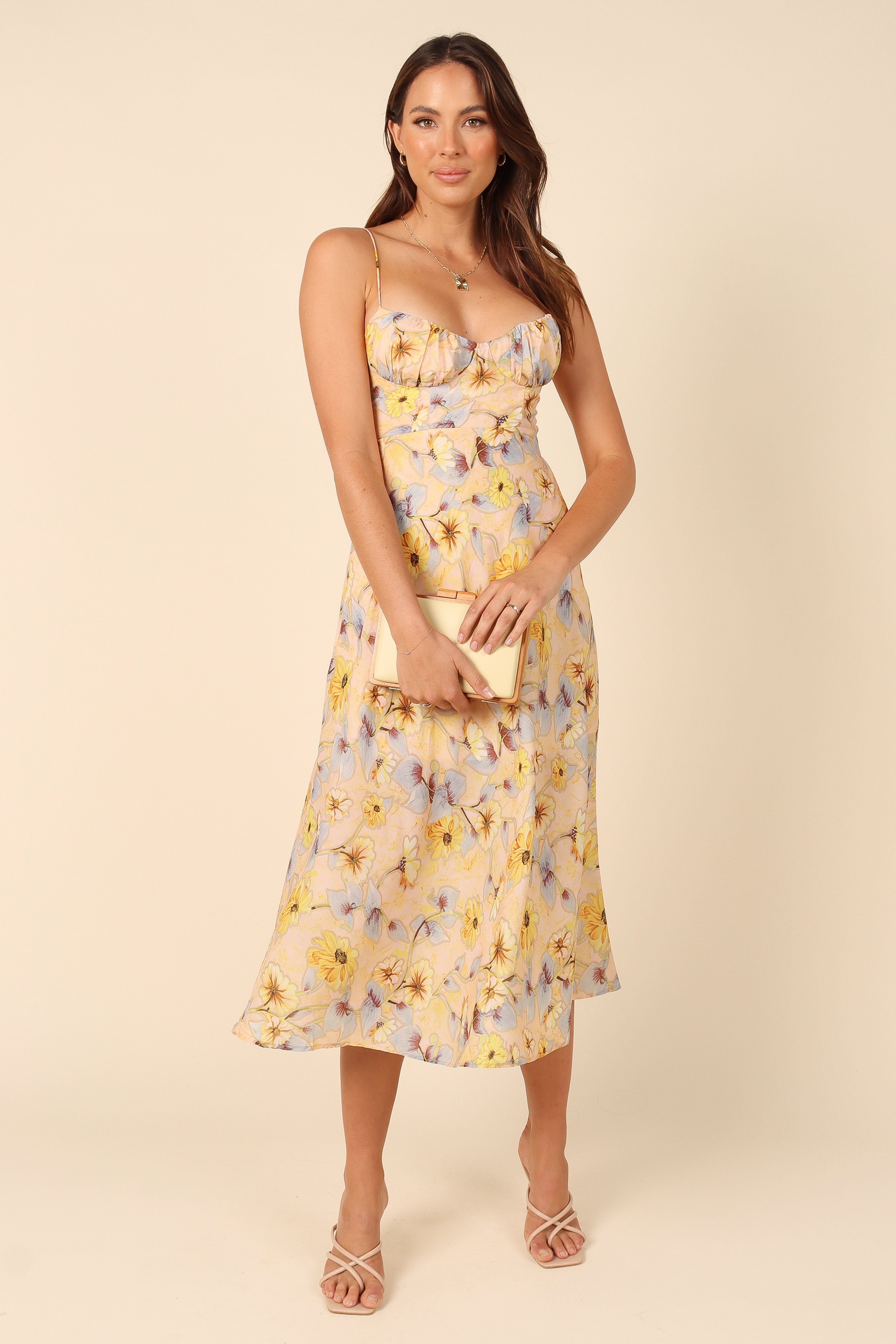 Nora Midi Dress - Peach sold by Petal & Pup product image thumbnail 2