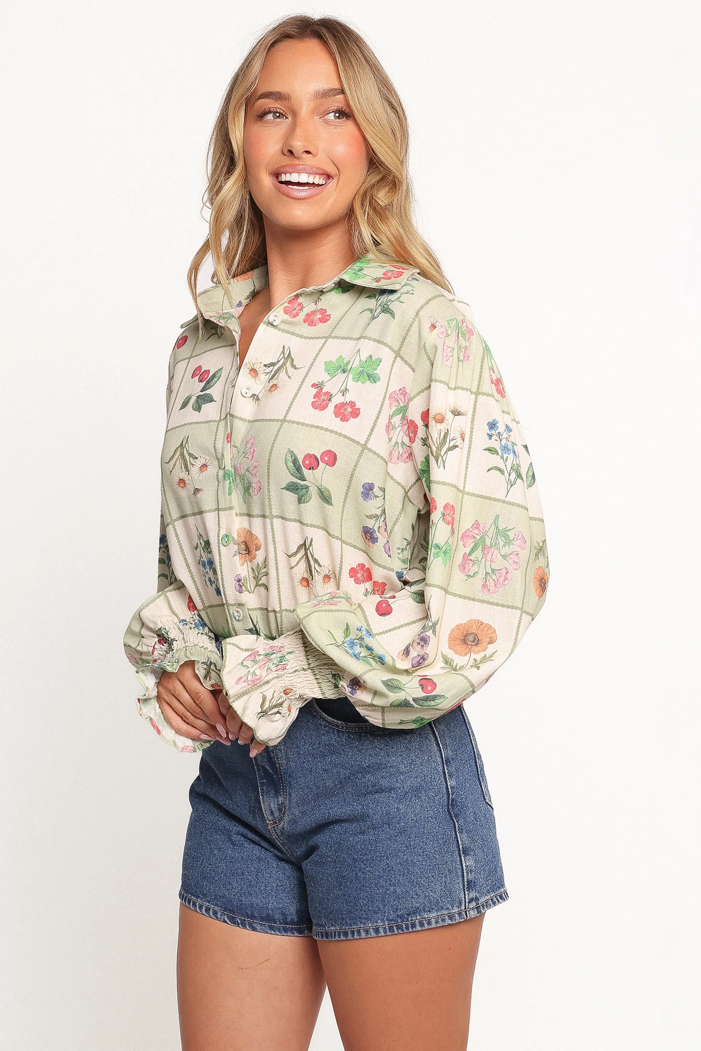 Tomi Long Sleeve Shirt - Flower Market sold by Petal & Pup product image thumbnail 4