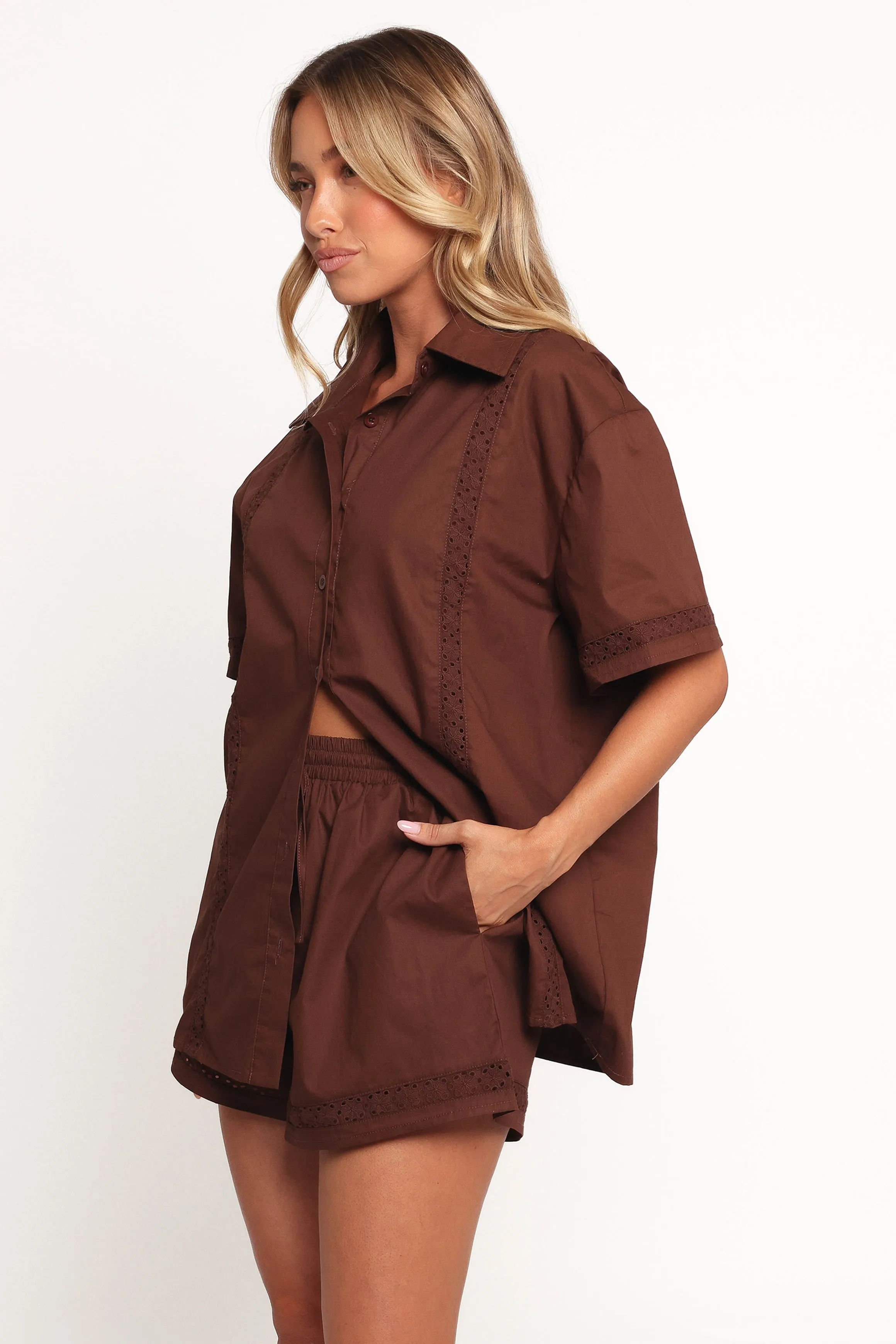 Austin Short - Chocolate sold by Petal & Pup product image thumbnail 4