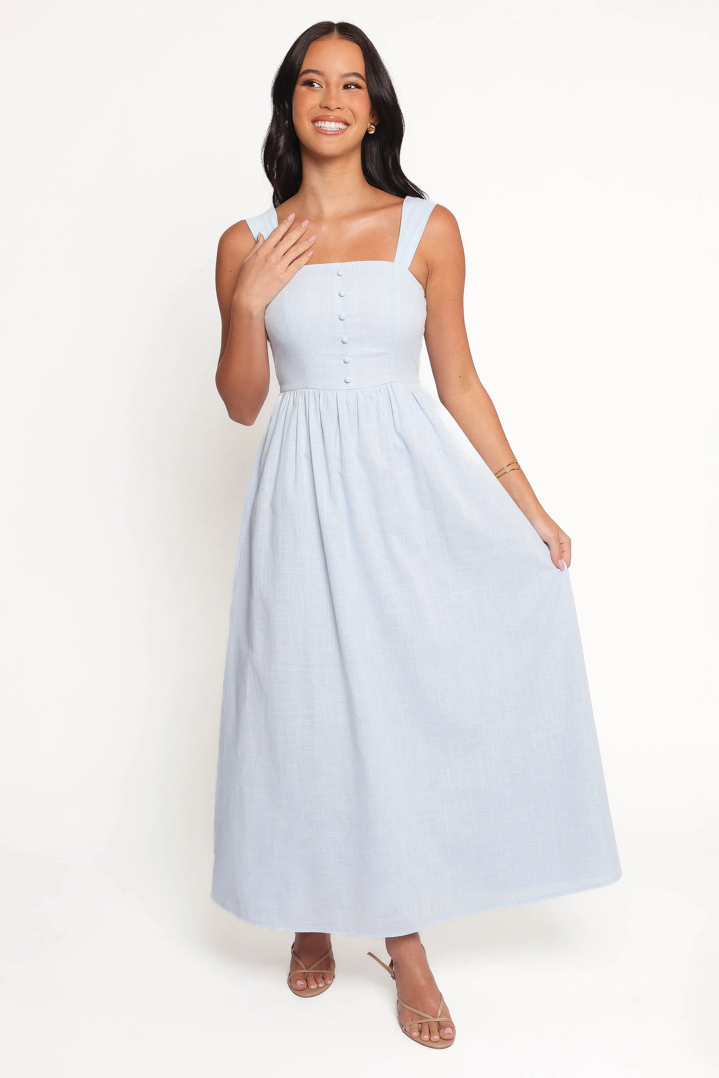 Caty Maxi Dress - Pale Blue sold by Petal & Pup product image thumbnail 2