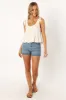 Wyatt Top - White sold by Petal & Pup