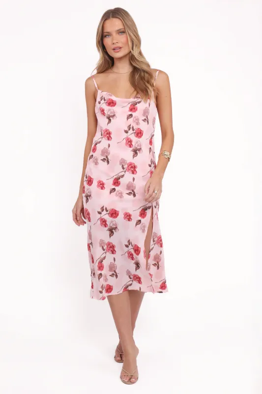 Yelena Dress - Pink Floral sold by Petal & Pup