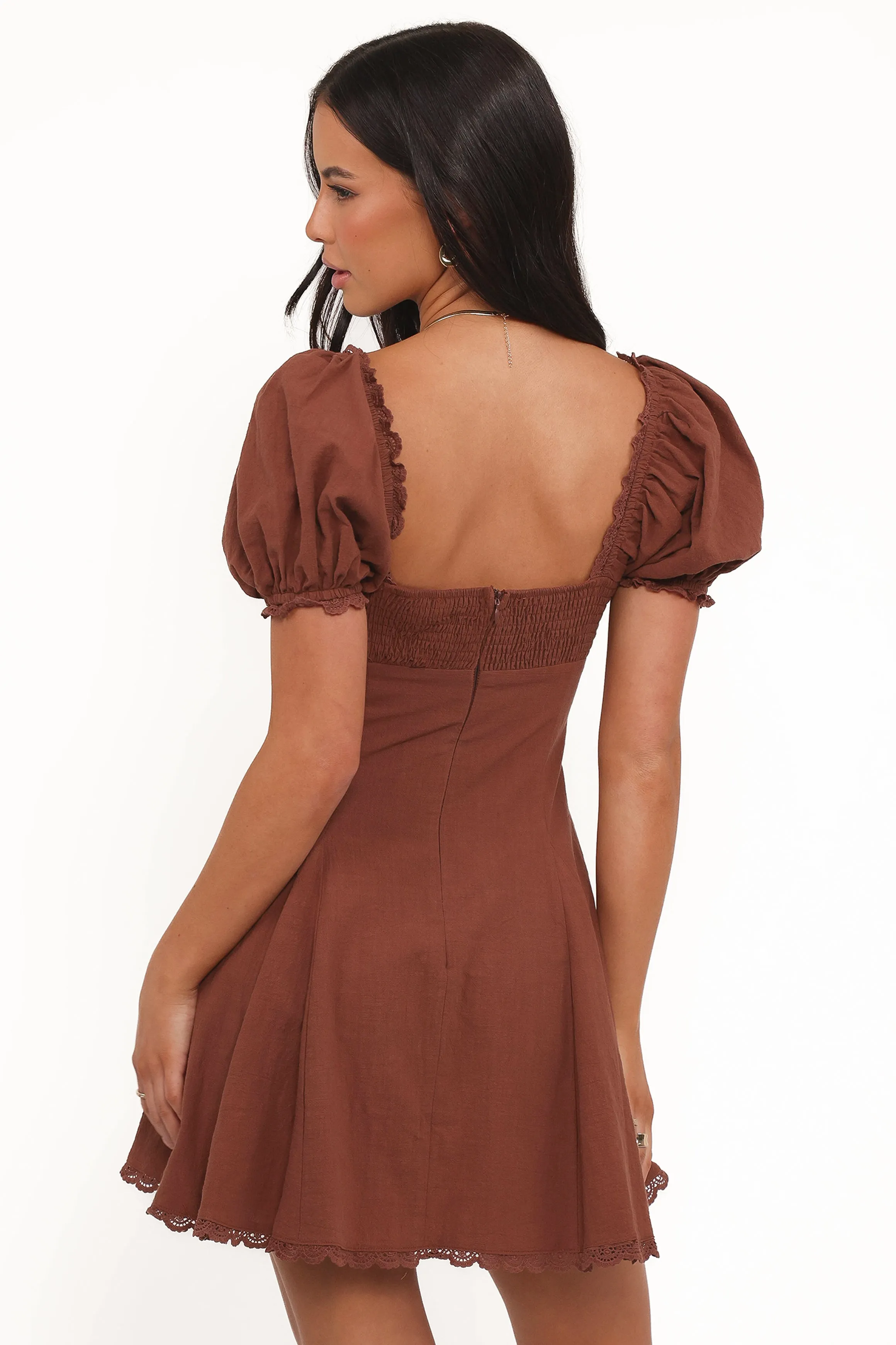 Anora Mini Dress - Cognac sold by Petal & Pup product image thumbnail 3