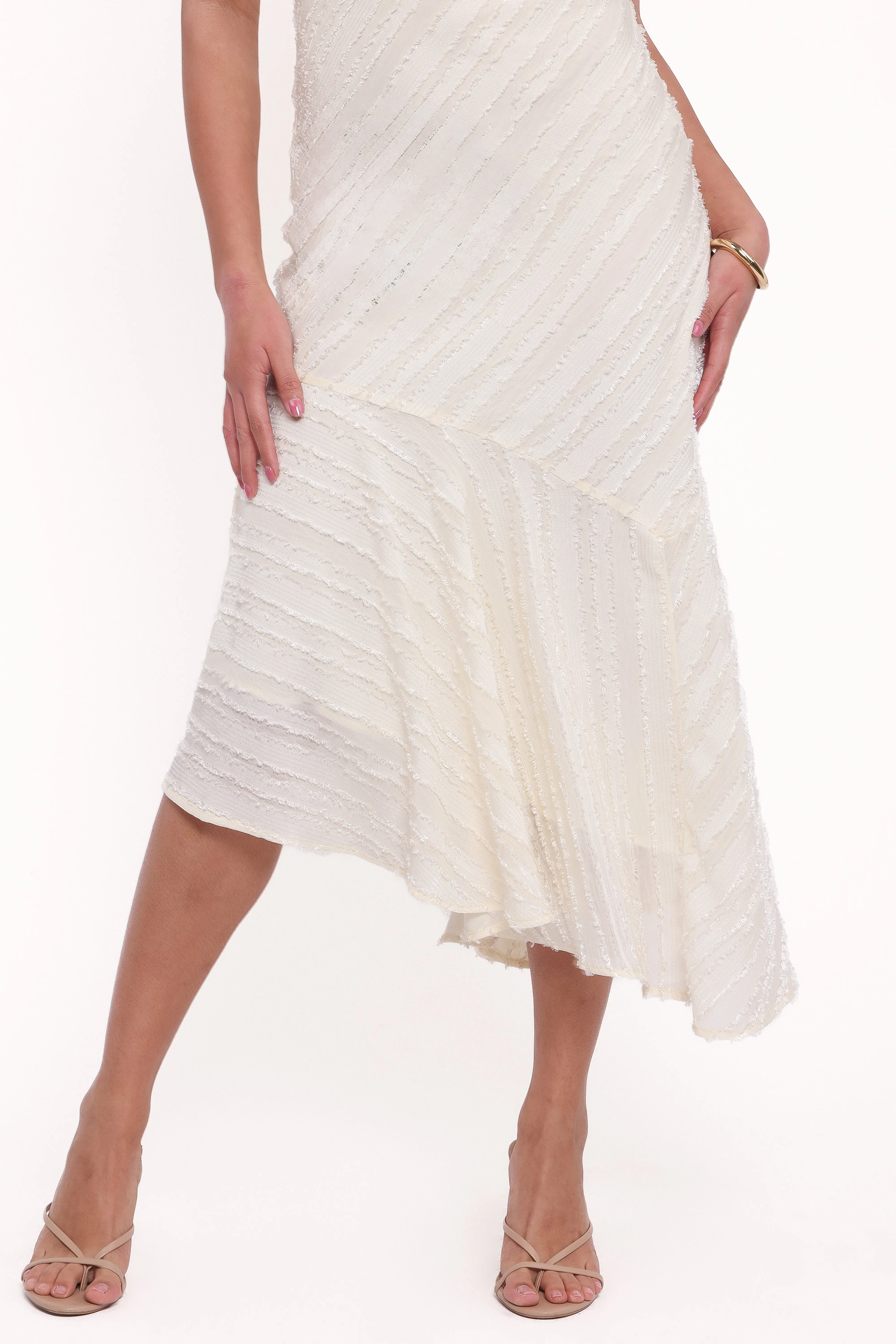 Aileen Midi Dress - Cream sold by Petal & Pup product image thumbnail 5