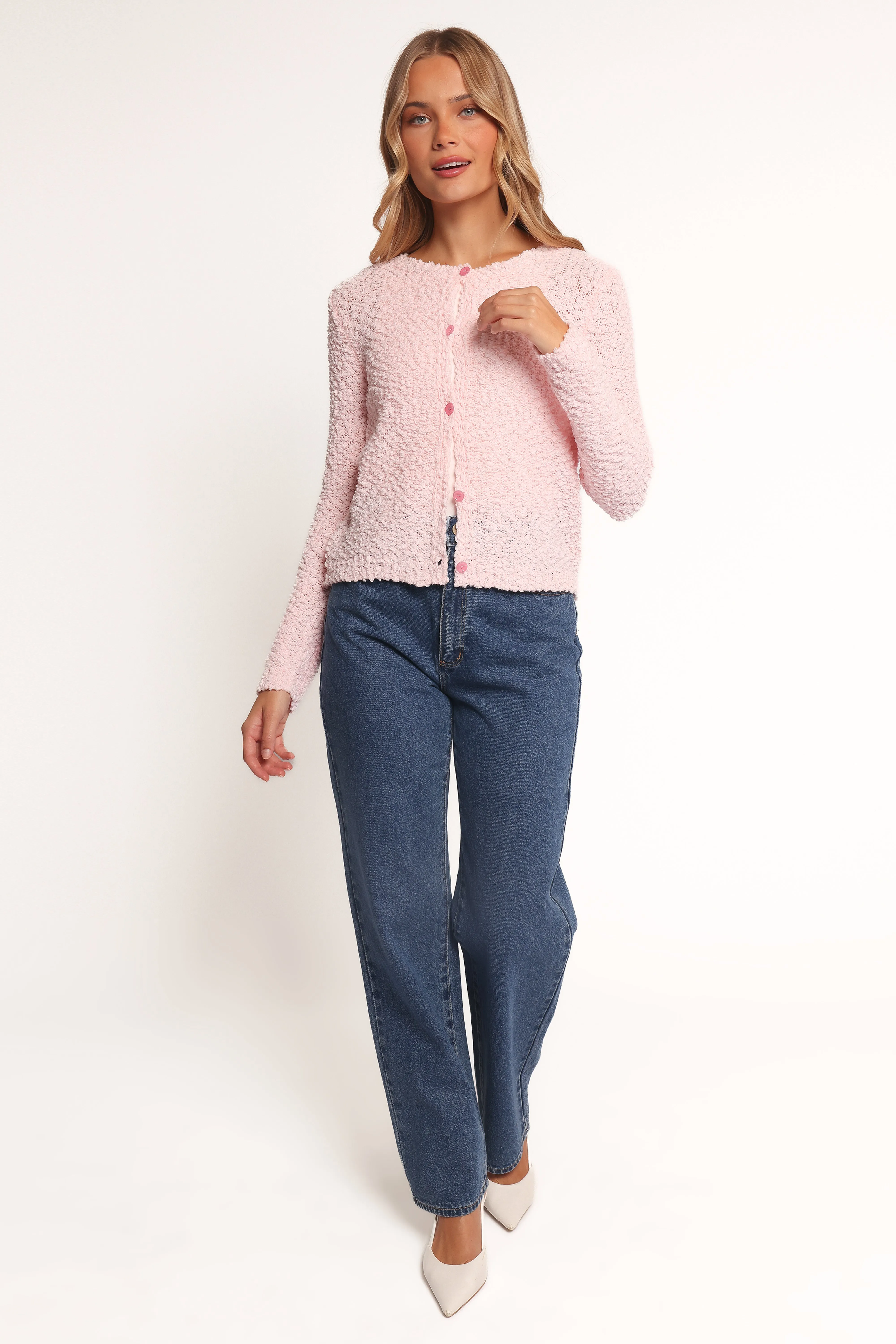 Ally Texture Cardigan - Pink sold by Petal & Pup product image thumbnail 5