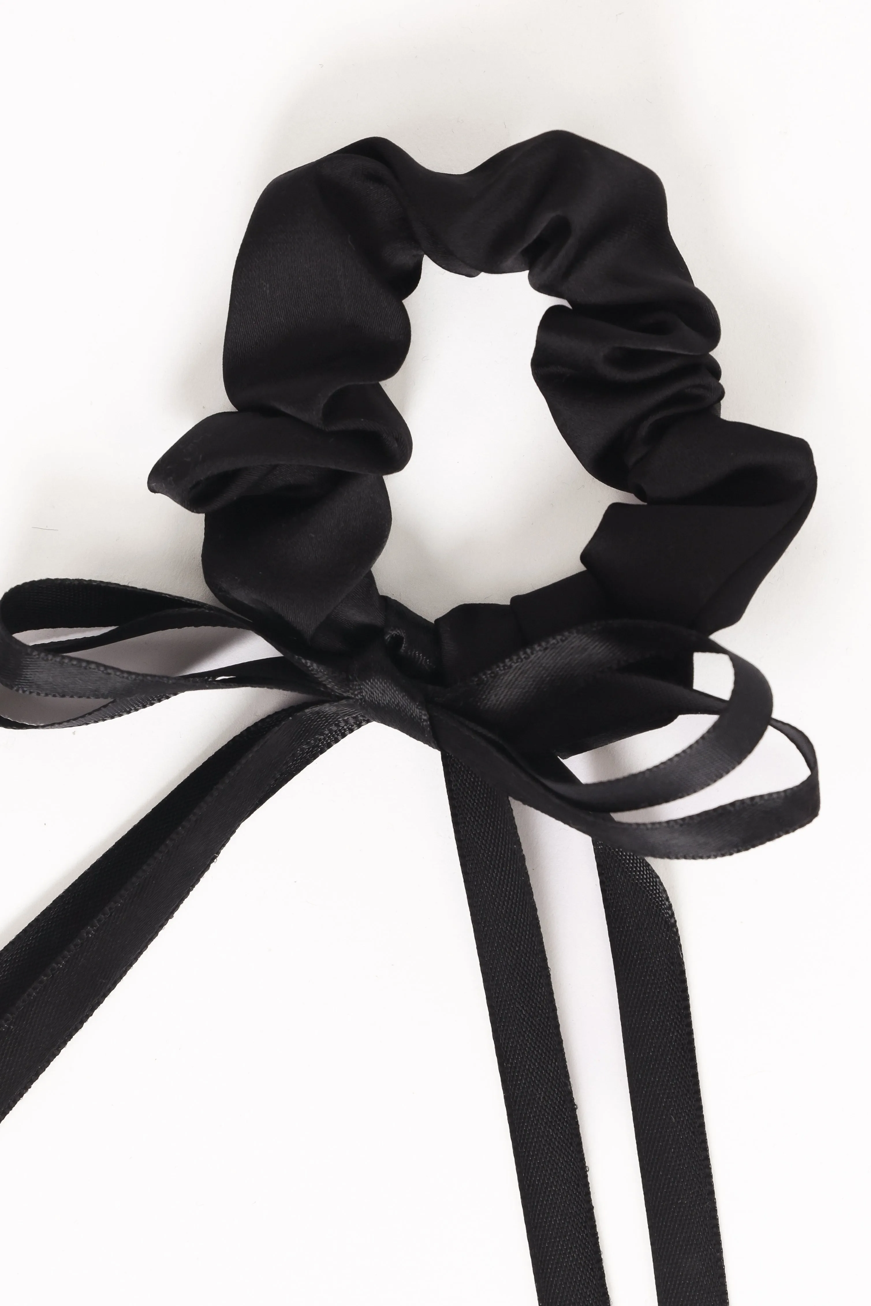 Rosemarie Bow Scrunchie - Black sold by Petal & Pup product image thumbnail 2