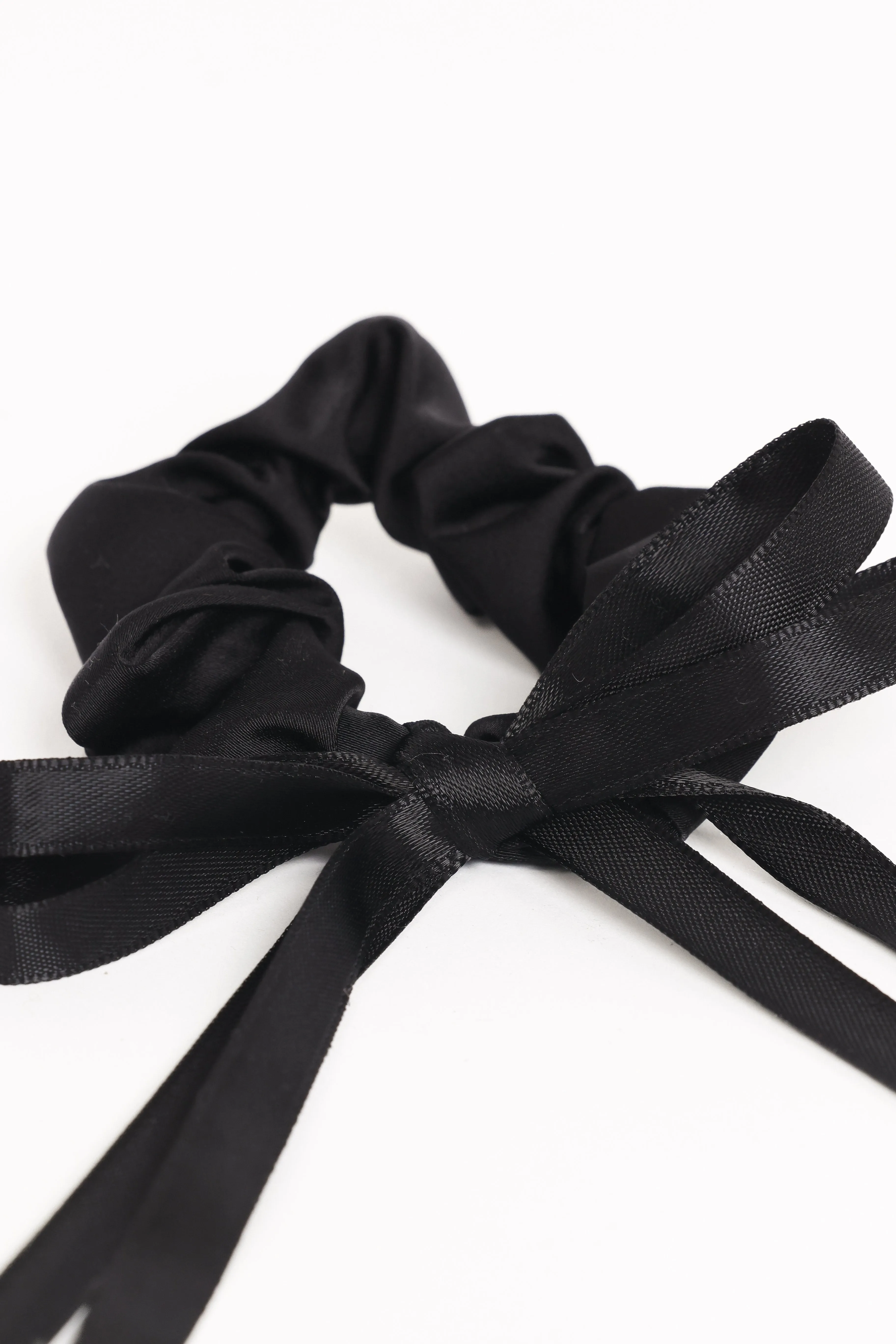 Rosemarie Bow Scrunchie - Black sold by Petal & Pup product image thumbnail 3