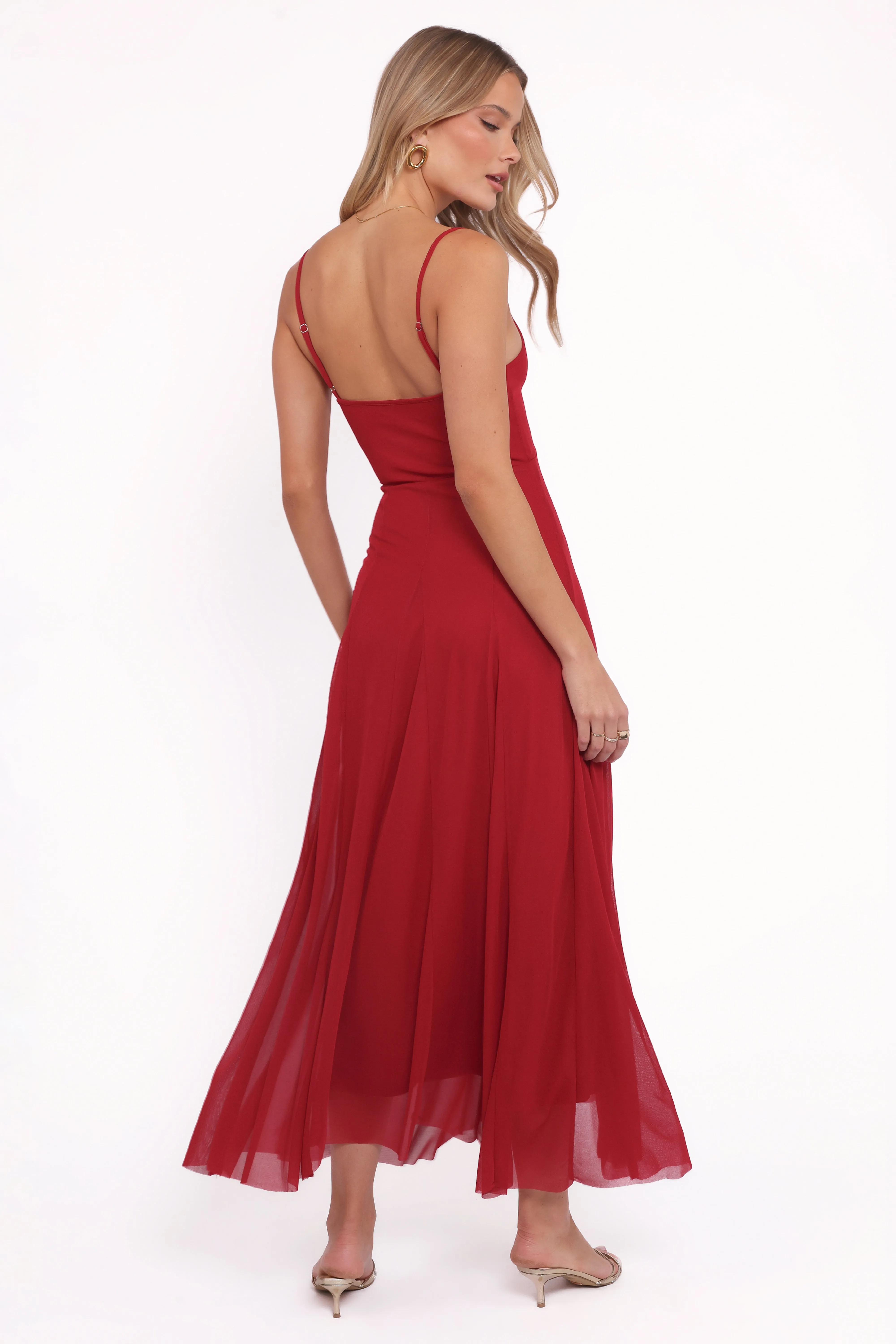Robbie Maxi Dress - Red sold by Petal & Pup product image thumbnail 4
