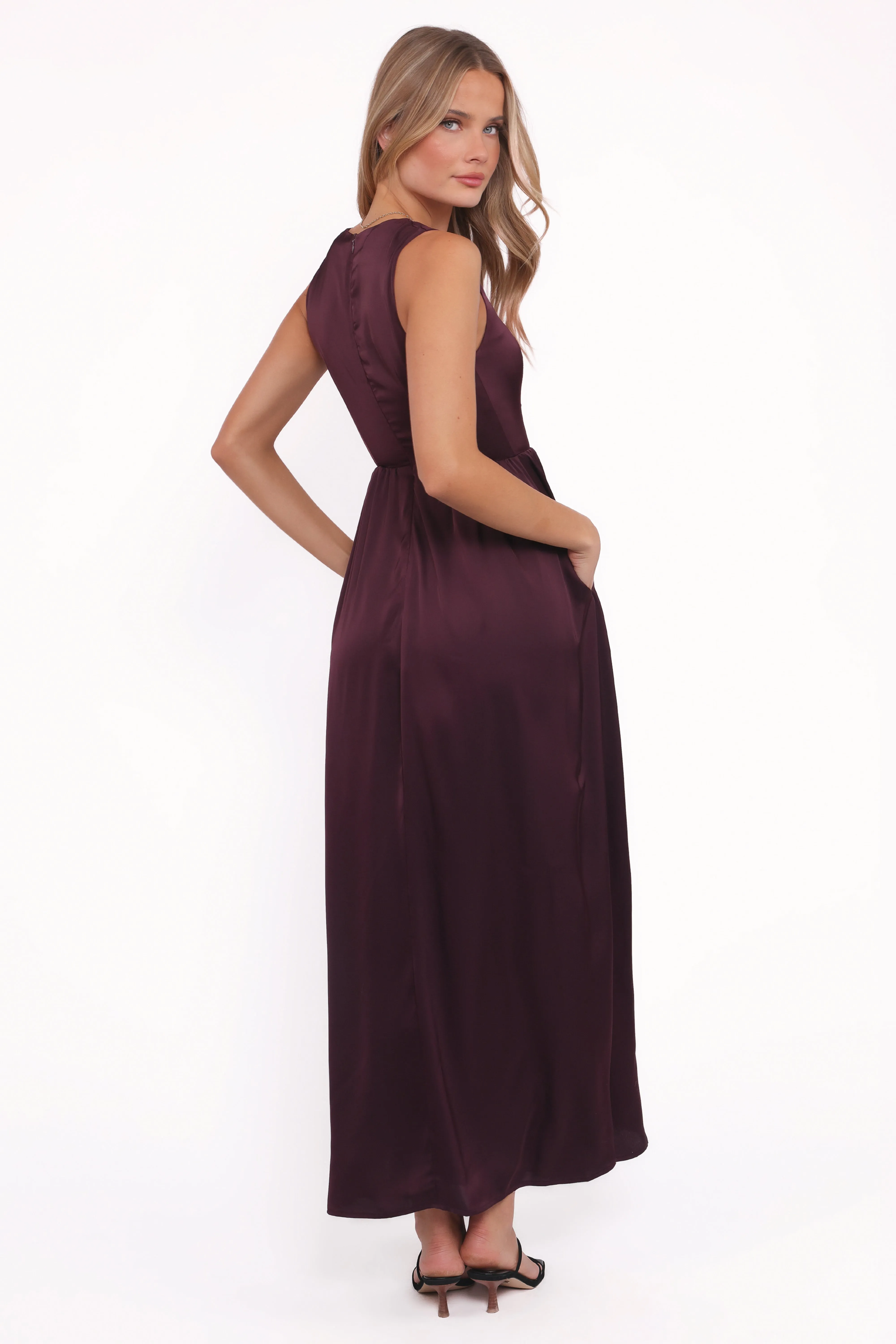Elania Maxi Dress - Plum sold by Petal & Pup product image thumbnail 4